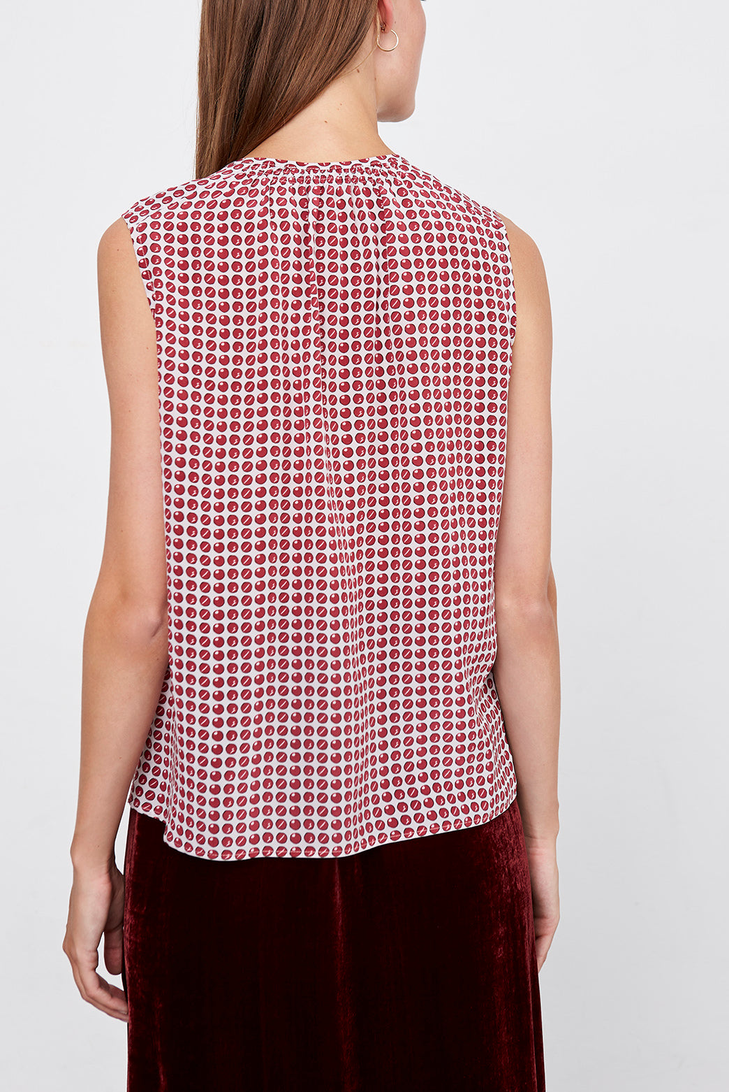 MANILLE - Top sans manches en soie Faume - seconde main