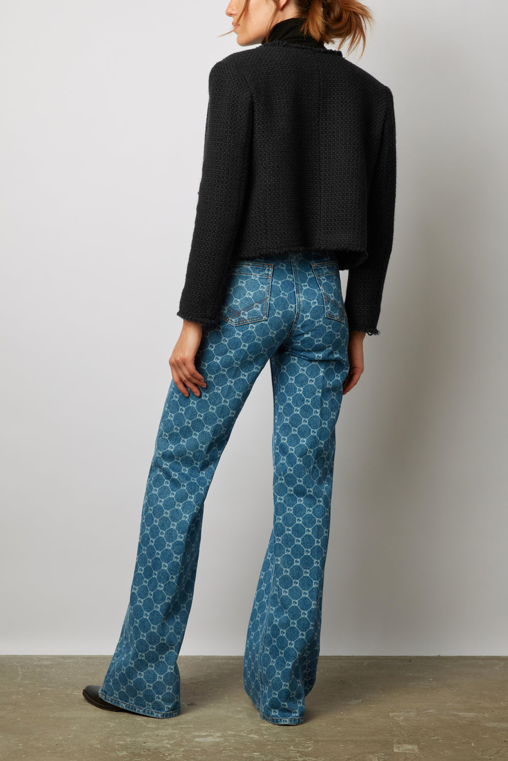 Veste en tweed à galons - NANCY Faume - seconde main