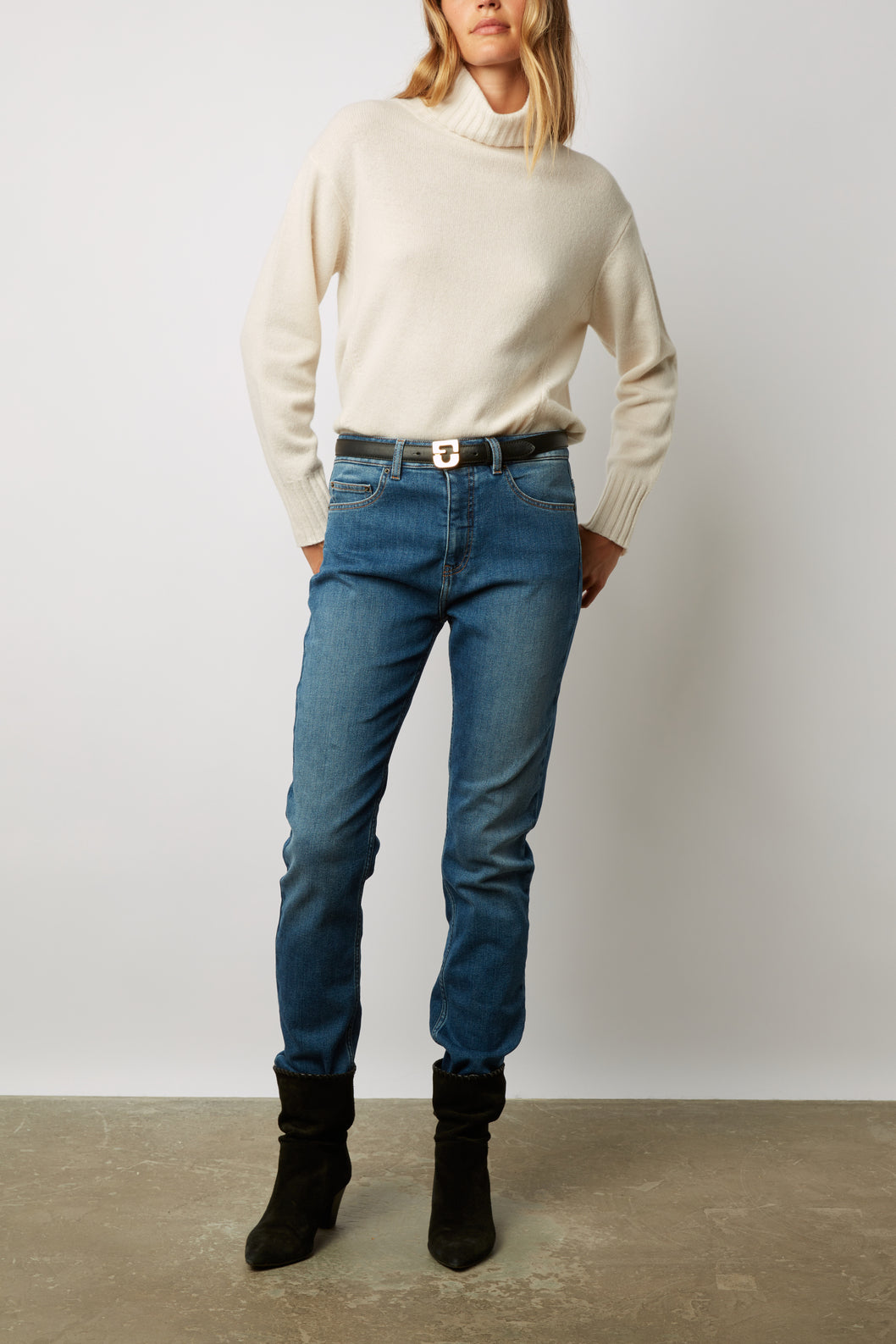 Jean slim brut délavé - ELEVEN Faume - seconde main