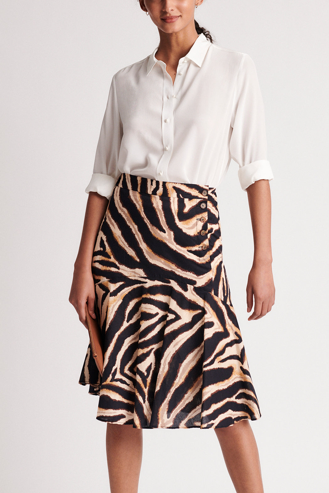 MAYA - Chemise en soie Faume - seconde main