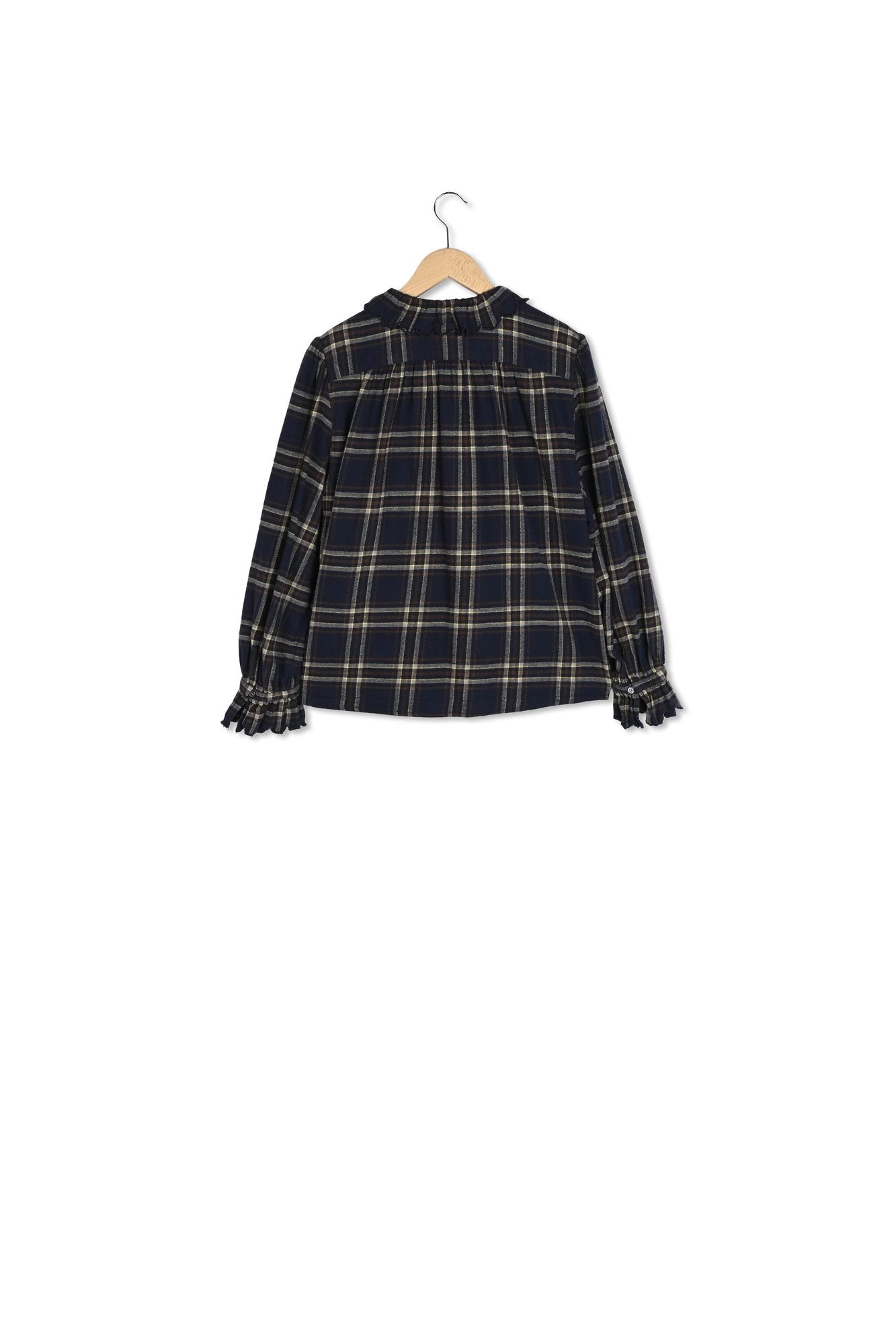 Chemise à carreaux à volants - CLAIRE Faume - seconde main