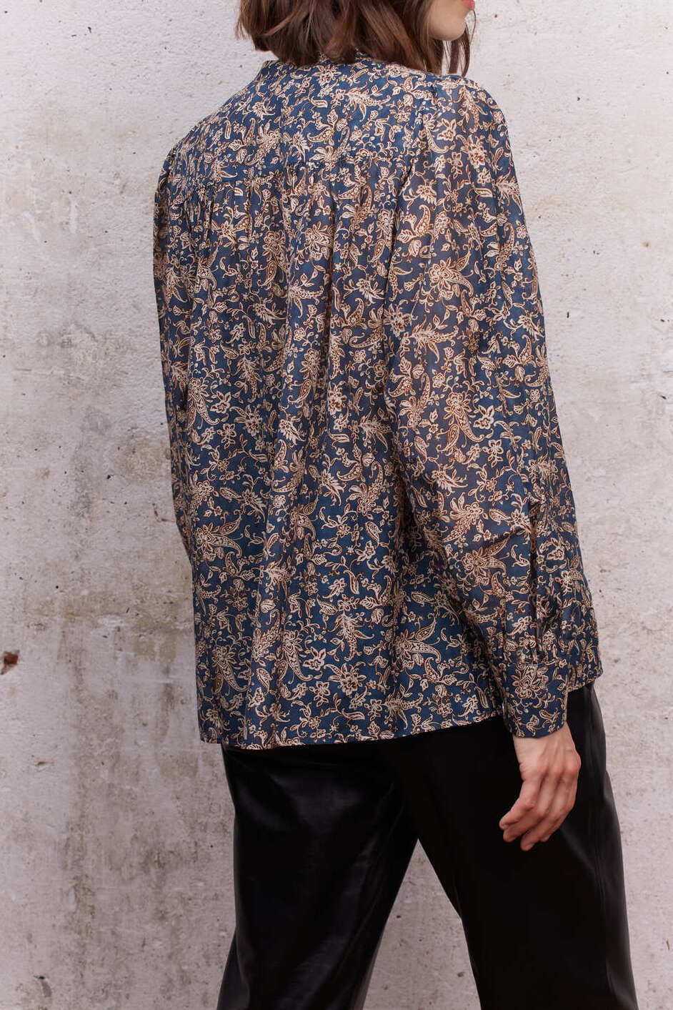 Chemise ample en voile de coton - CALLIE Faume - seconde main