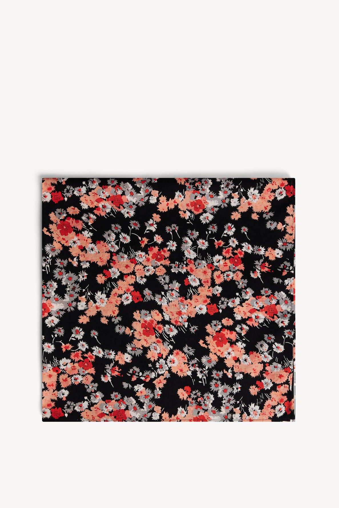 Carré en coton fleuri - GABRIEL Faume - seconde main