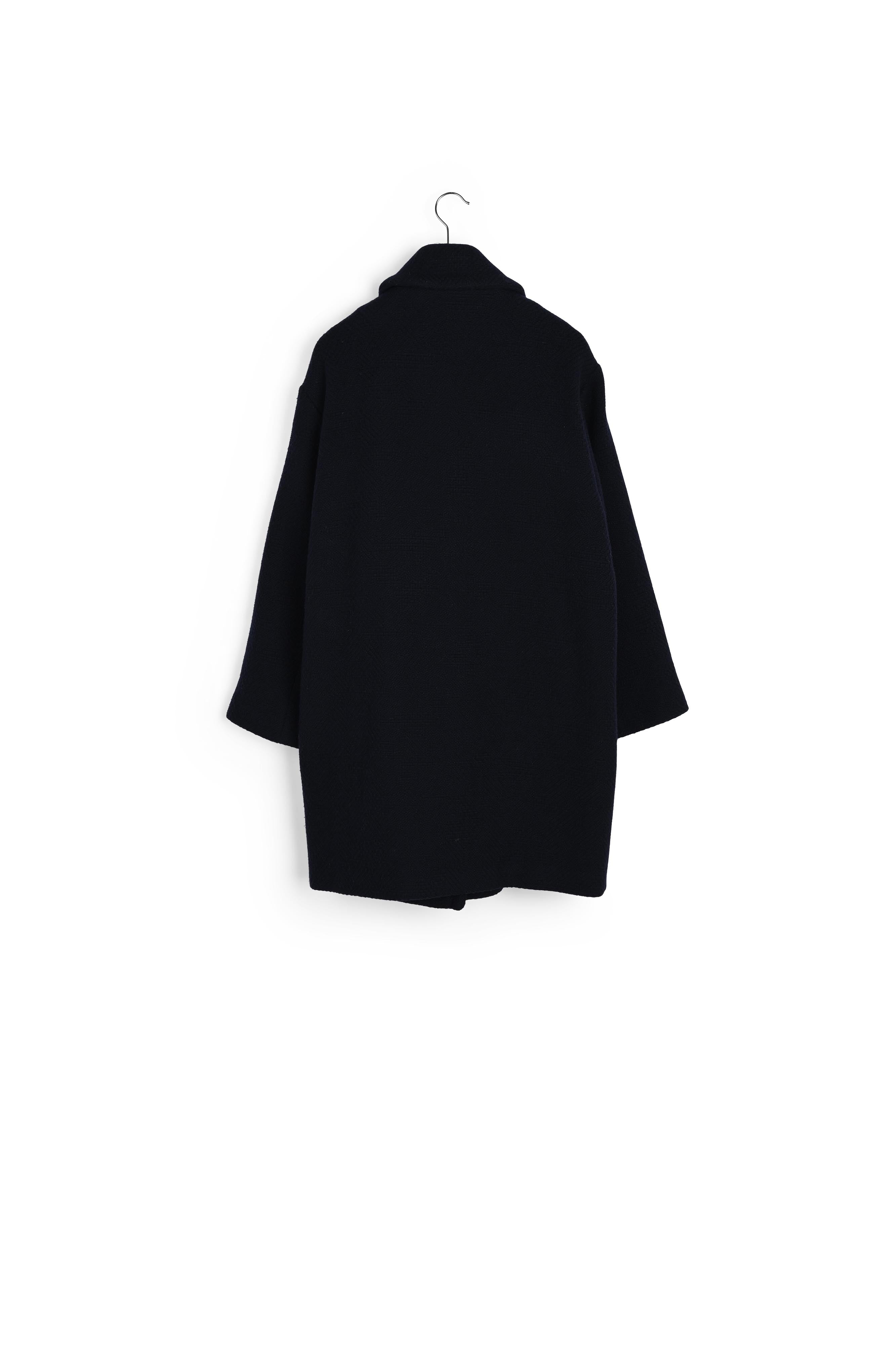 Manteau oversize en jacquard - SARAH Faume - seconde main
