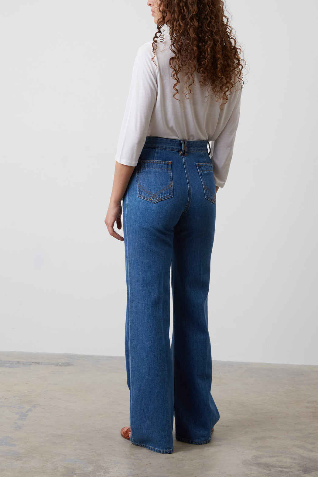 Jean flare taille haute - ANNA Faume - seconde main