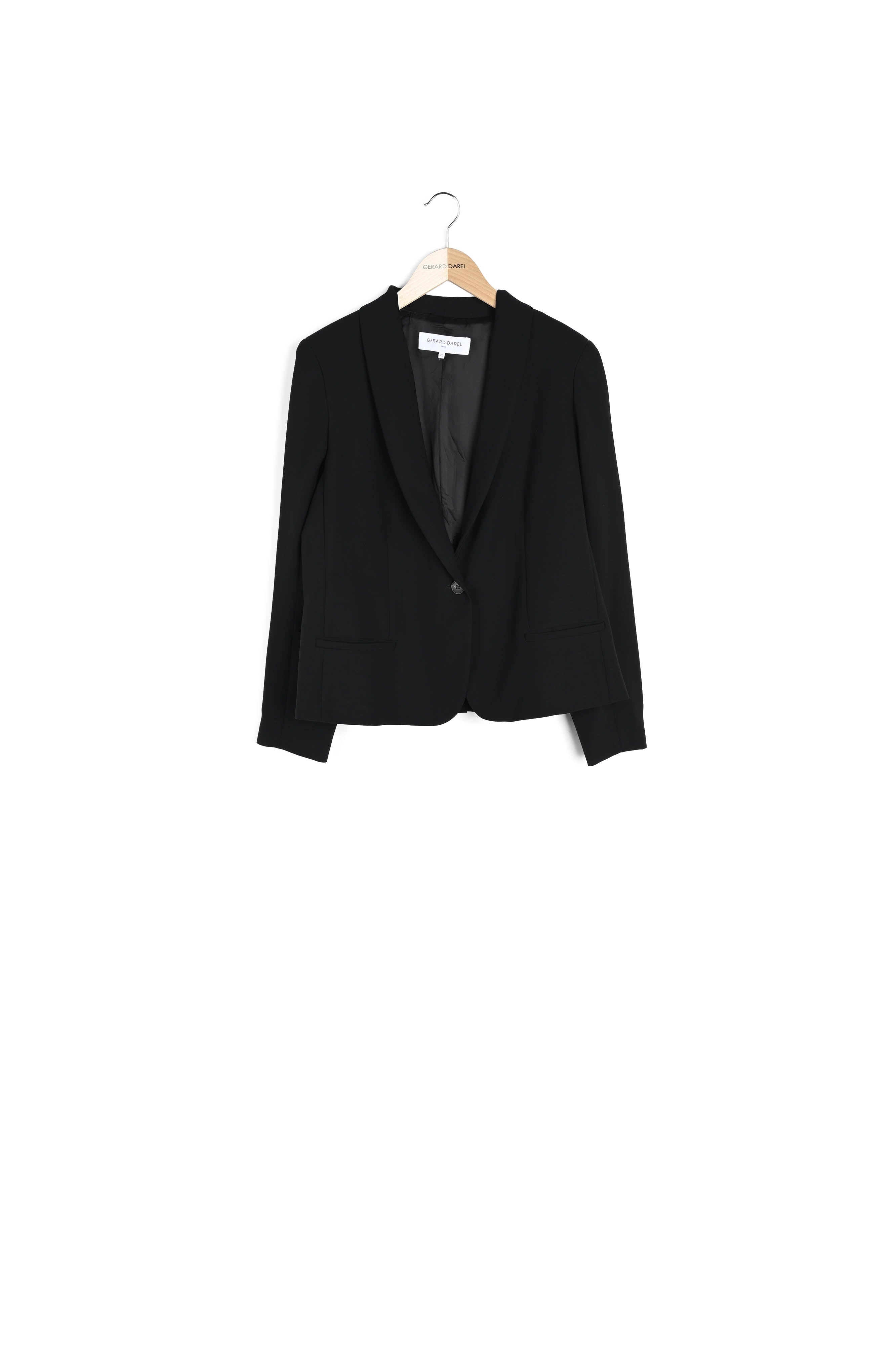 VERLAINE - Veste de tailleur en crêpe Faume - seconde main