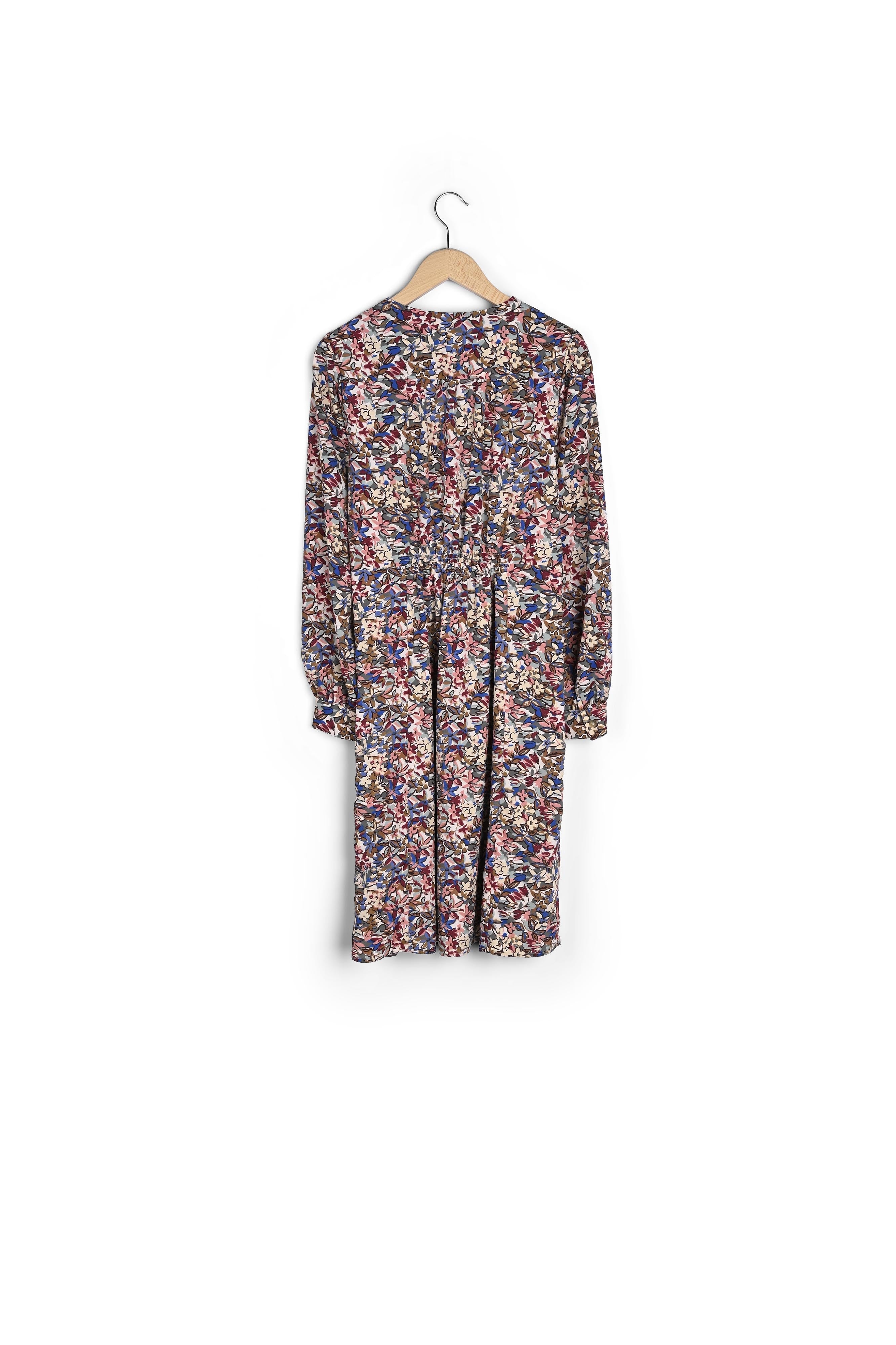 Robe V imprimée avec smocks Faume - seconde main