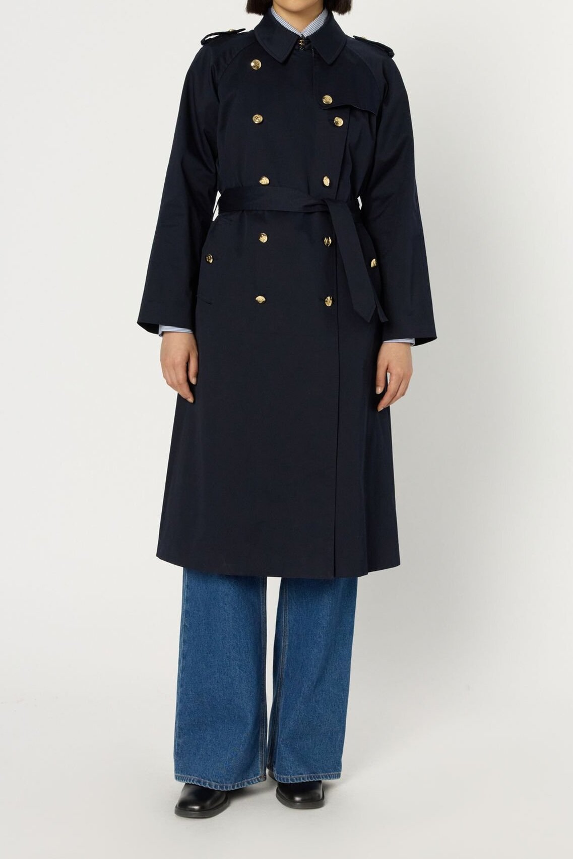 Trench à boutons dorés - SERGE Faume - seconde main