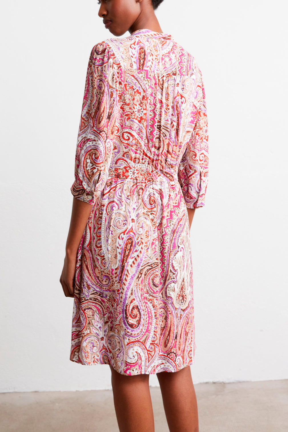 Robe midi à imprimé cachemire - JAEL Faume - seconde main