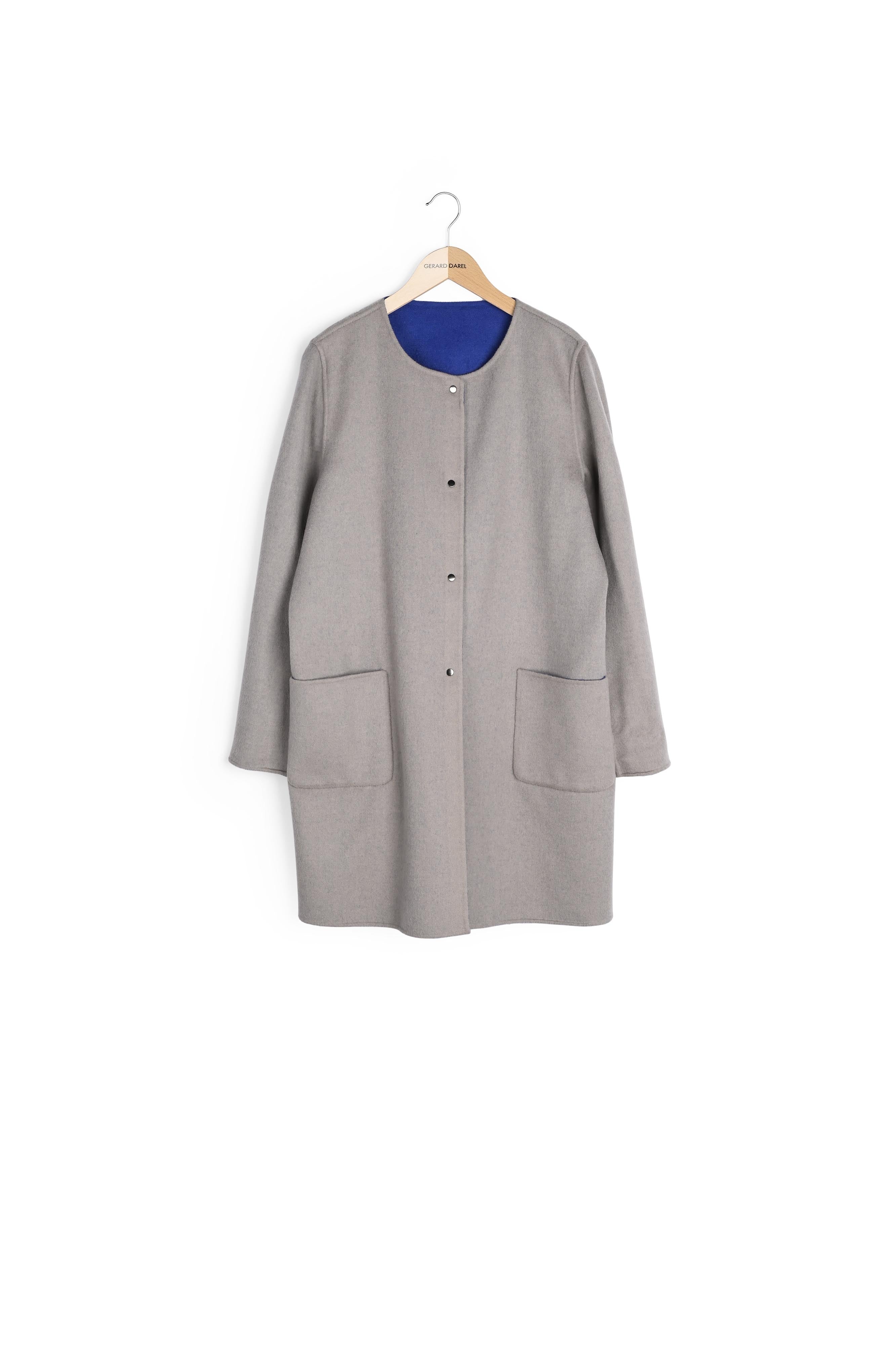 Manteau réversible en laine - SALMA Faume - seconde main