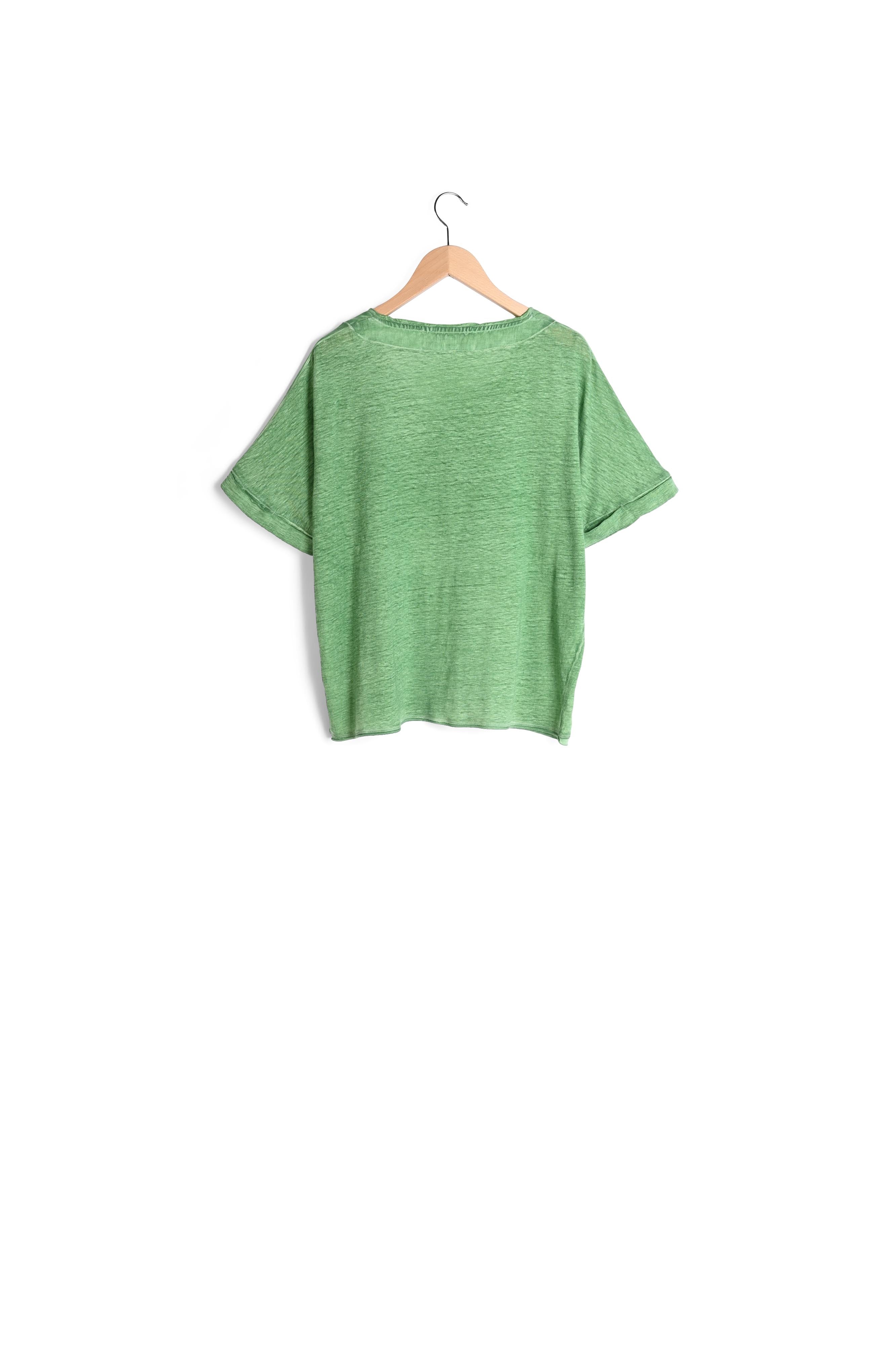 T-Shirt oversize en lin - AGATHA Faume - seconde main