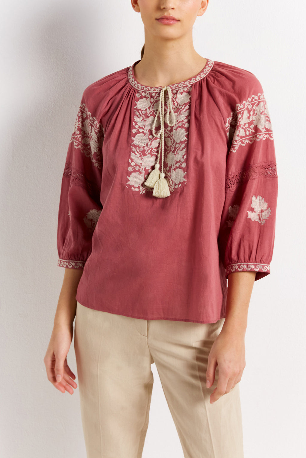 Blouse bohème - CANELLE Faume - seconde main