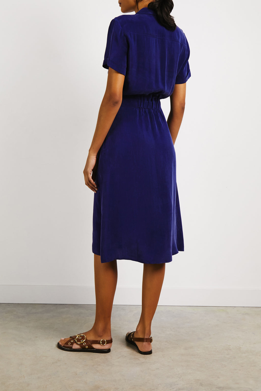 Robe chemise à manches courtes - JUSTINE Faume - seconde main