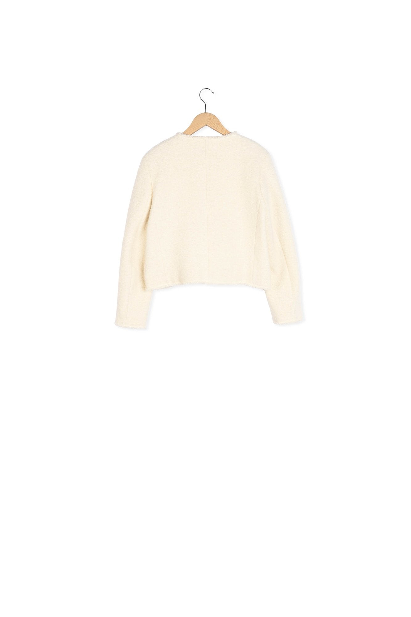 Veste en tweed écru - MORGANE Faume - seconde main