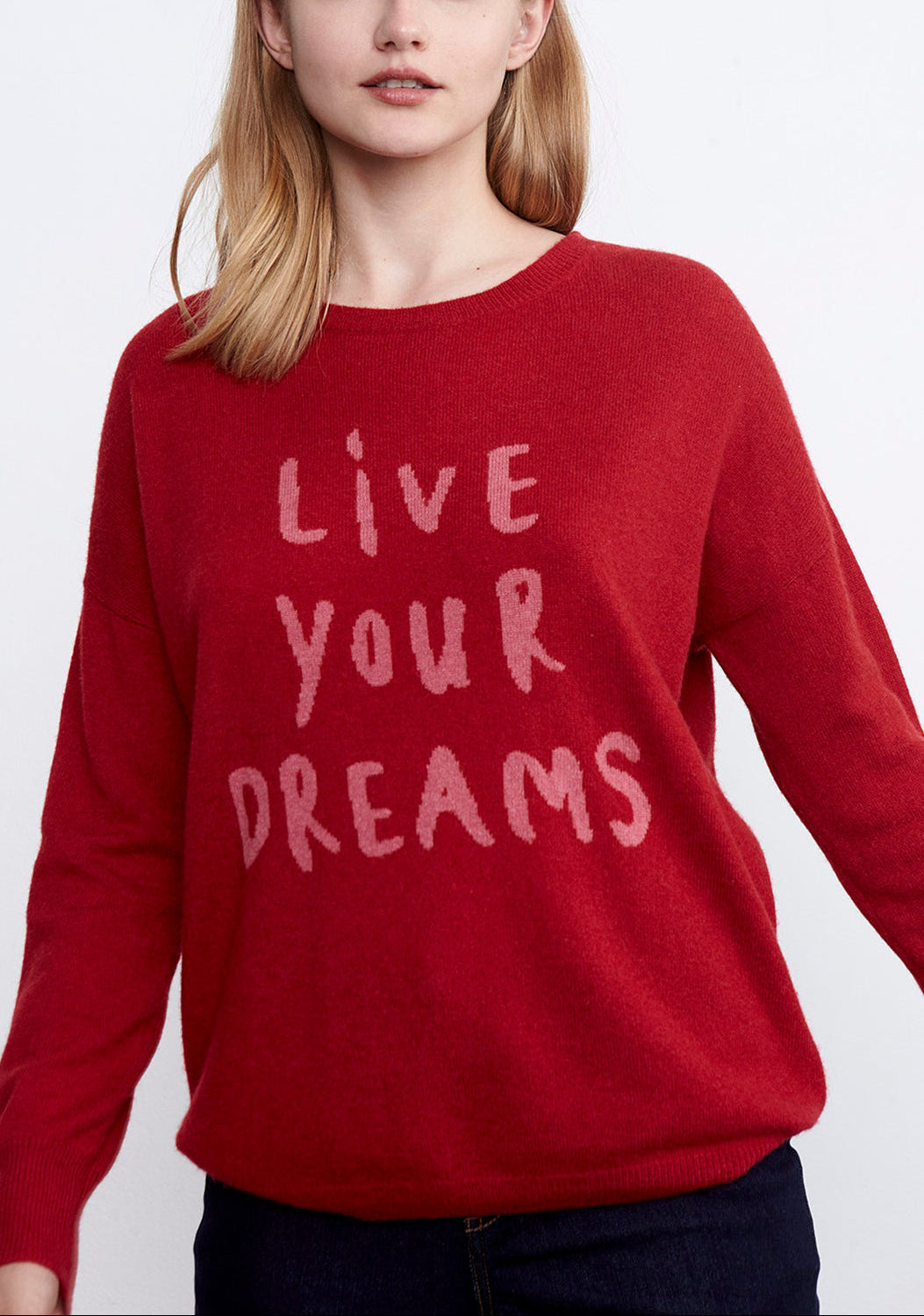 SIDNEY - Pull cachemire avec inscription Faume - seconde main