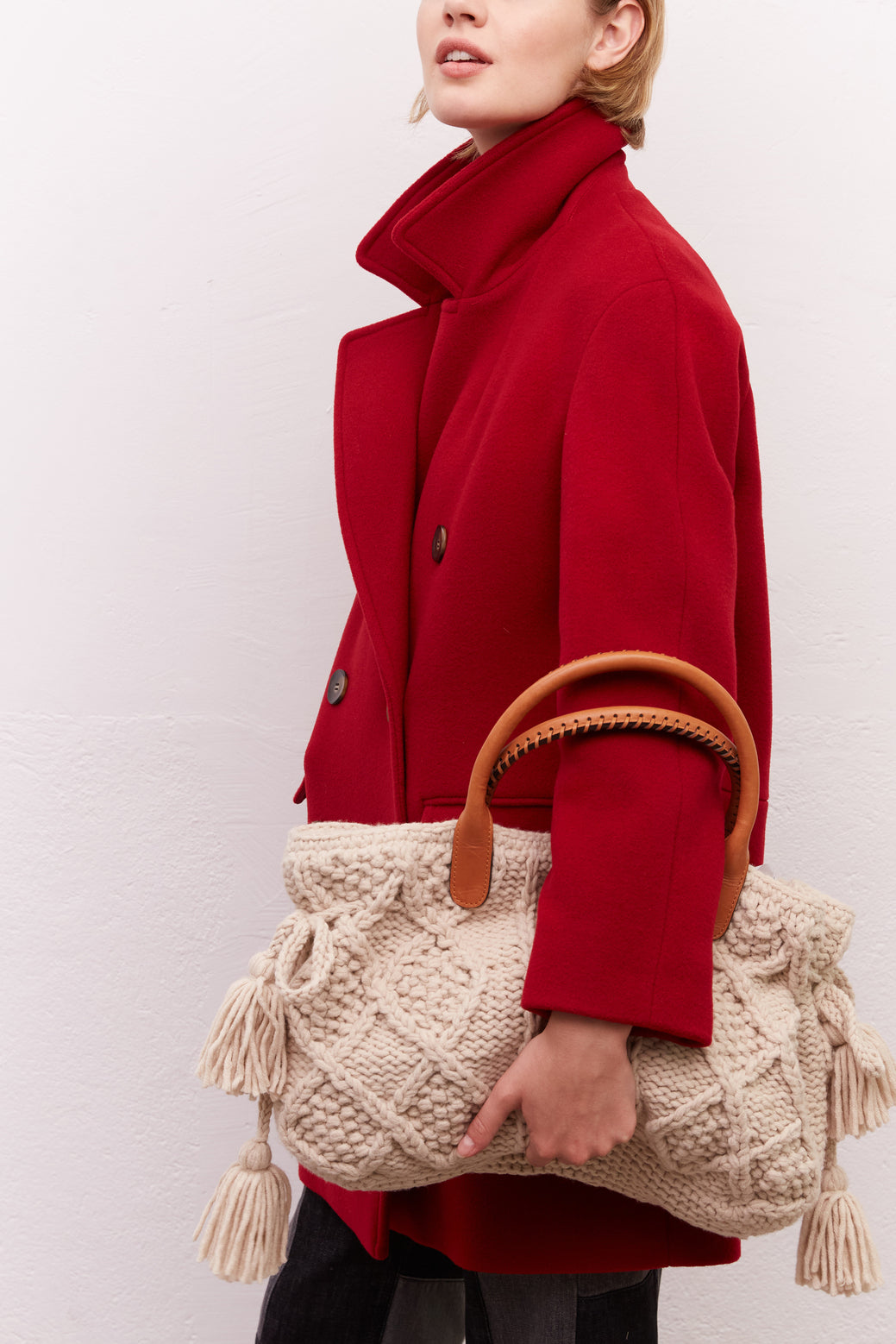 Manteau droit à double boutonnage - SIEM Faume - seconde main