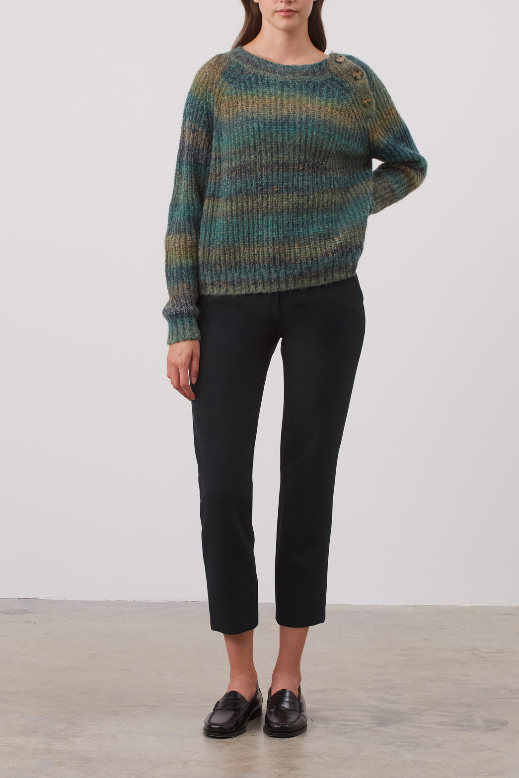Pull chiné en laine apalga - LILA Faume - seconde main