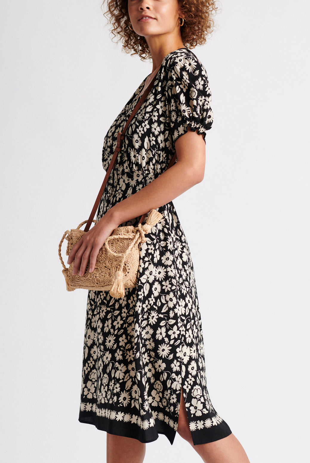 STEFANIA - Robe fleurie cache-c½ur Faume - seconde main