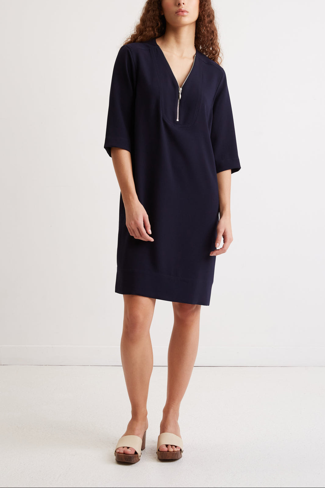 Robe courte zippée - JEROME Faume - seconde main