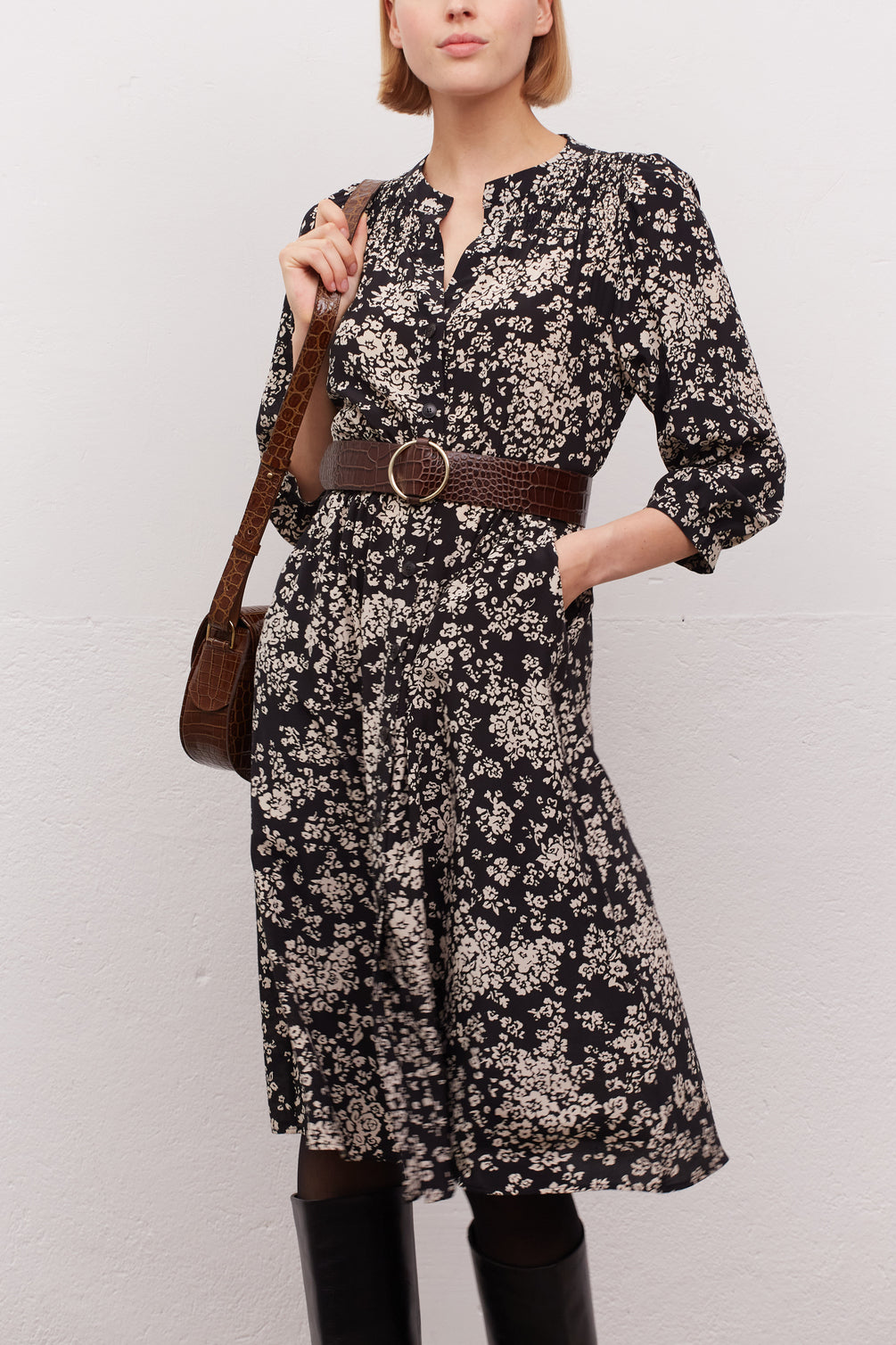 Robe chemise en soie - JENA Faume - seconde main