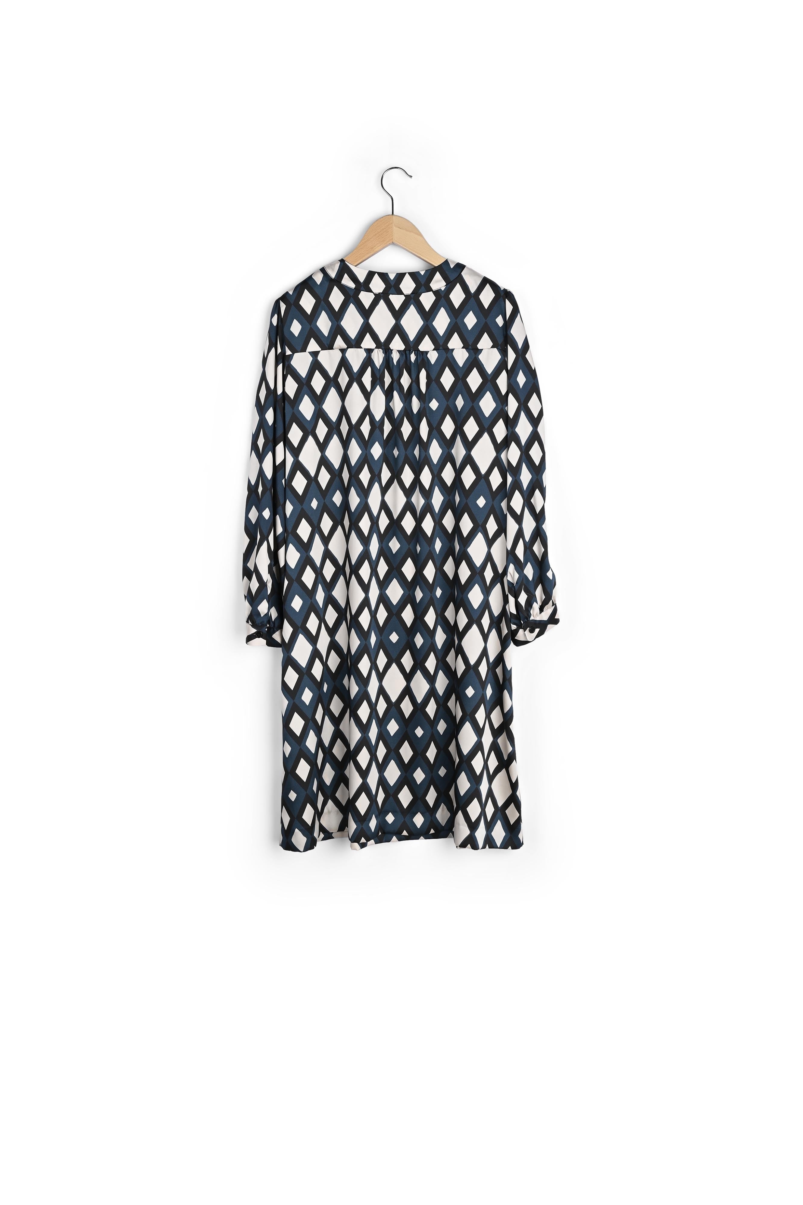 Robe courte et droite à losanges - JEMY Faume - seconde main