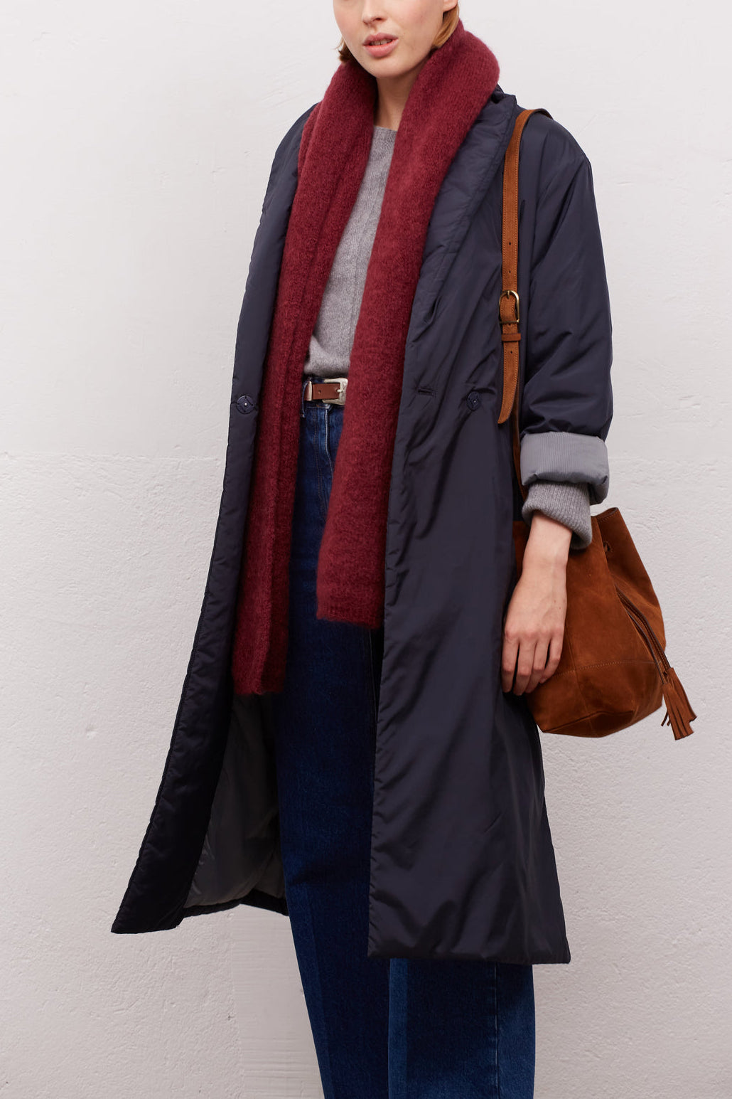 Doudoune longue col châle - SAO Faume - seconde main