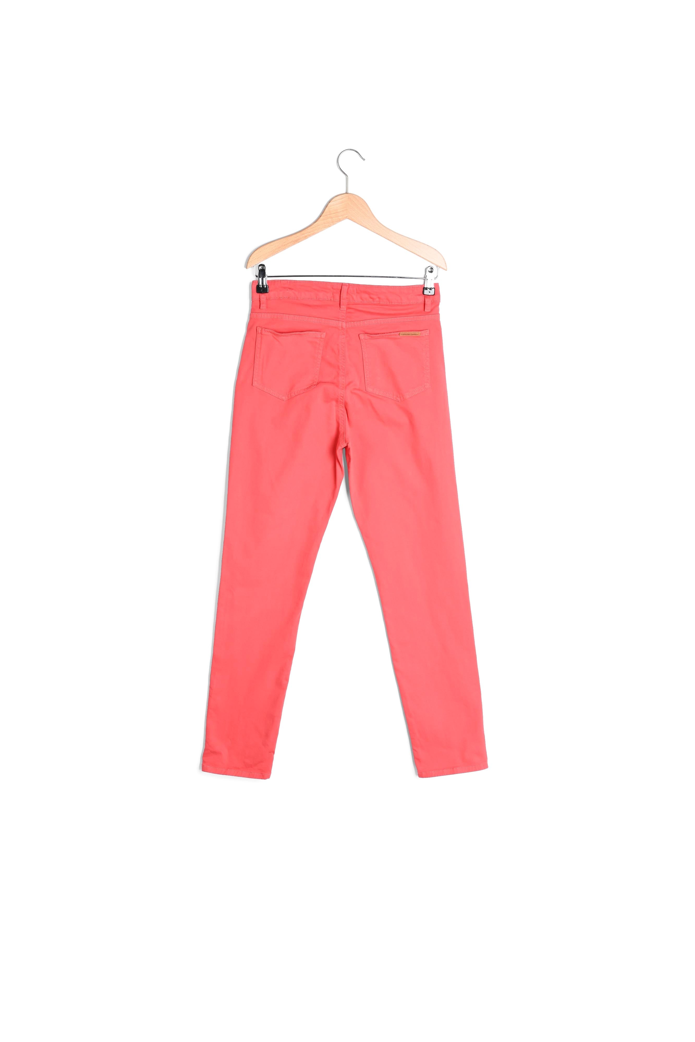 MAYA - Pantalon 5 poches en coton Stretch Faume - seconde main