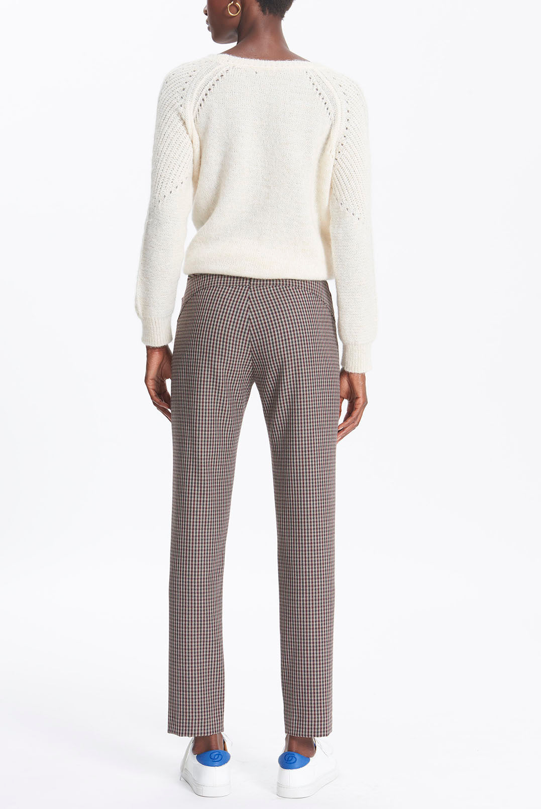 LUNE - Pantalon 7/8 à carreaux Faume - seconde main