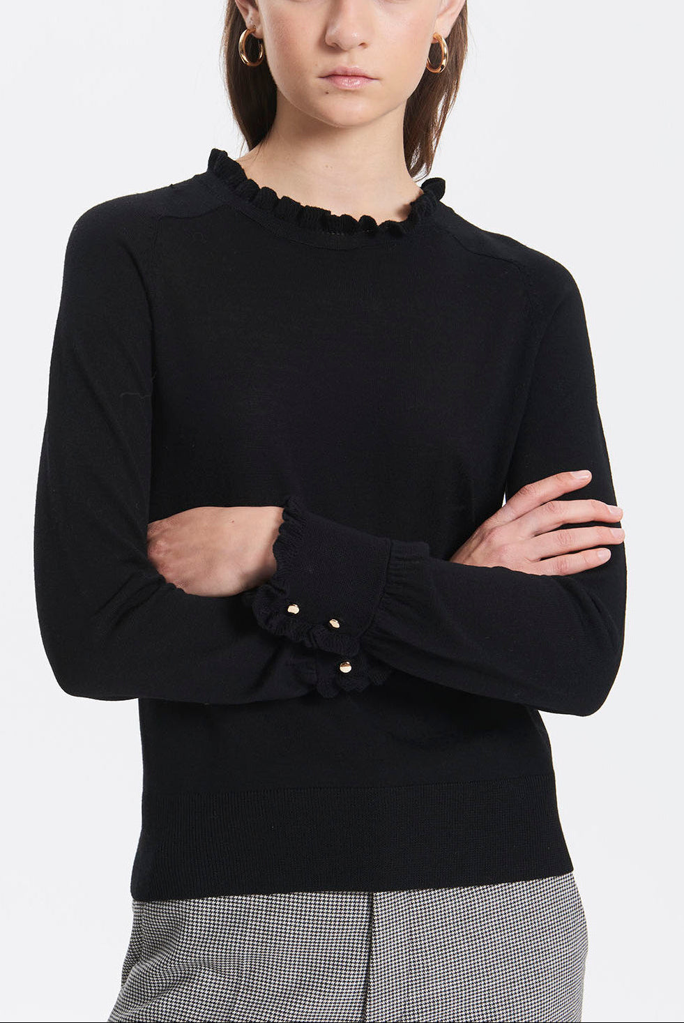 SUZAN - Pull fin en laine Faume - seconde main