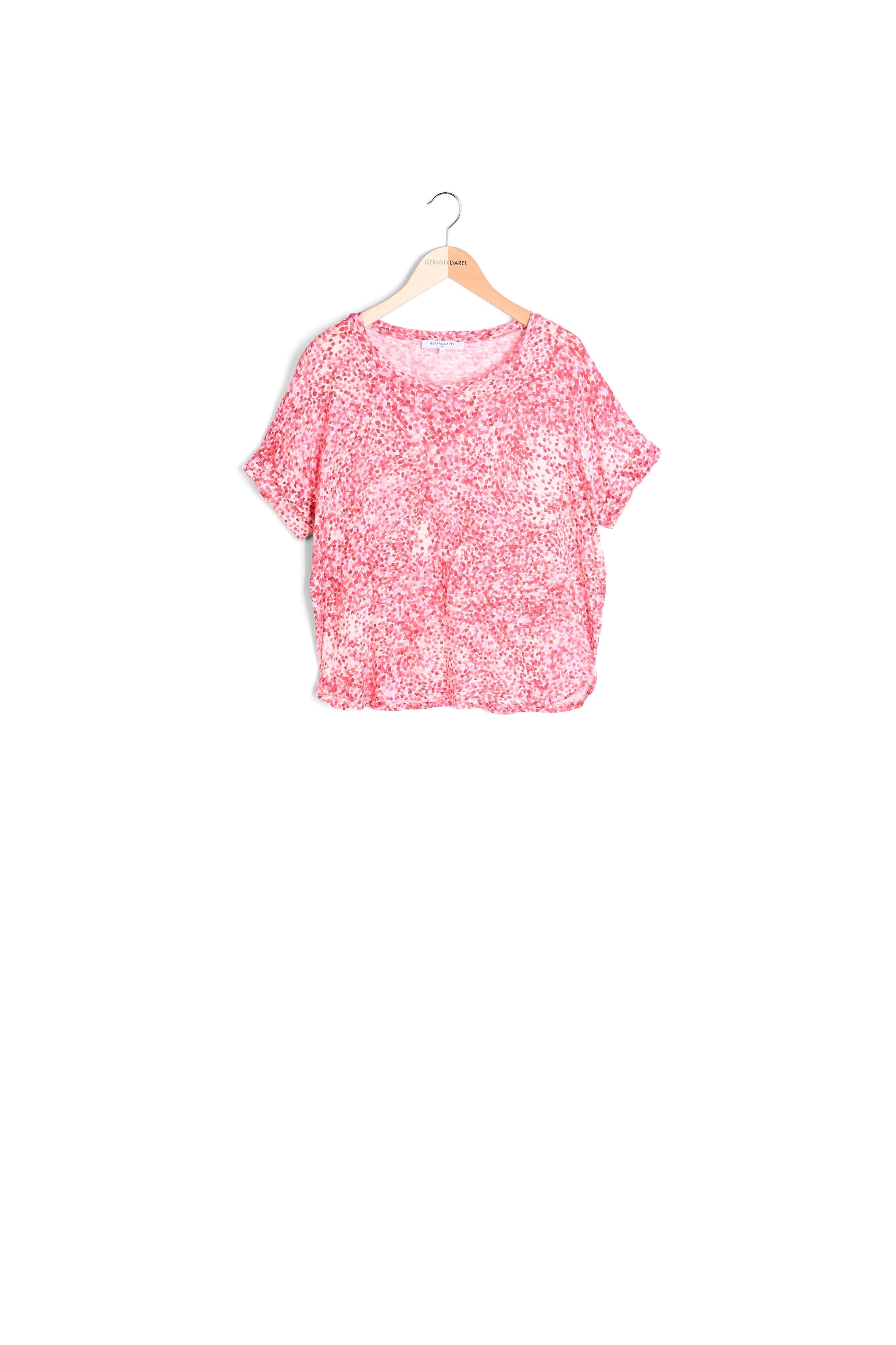 Tee-shirt loose à motif - ANGELE Faume - seconde main