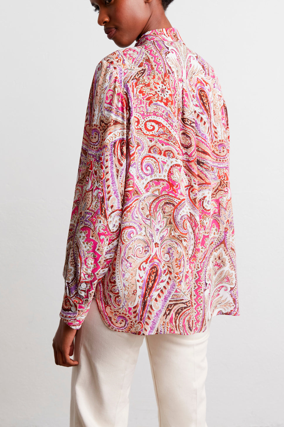 Chemise fluide à imprimé cachemire - CONSTANT Faume - seconde main