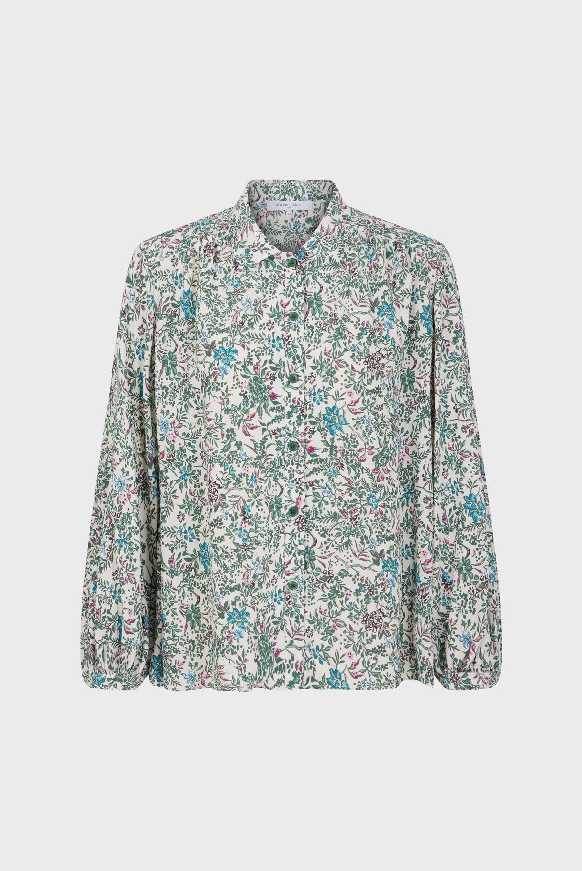 Chemise fluide à fleurs - COLOMBE Faume - seconde main