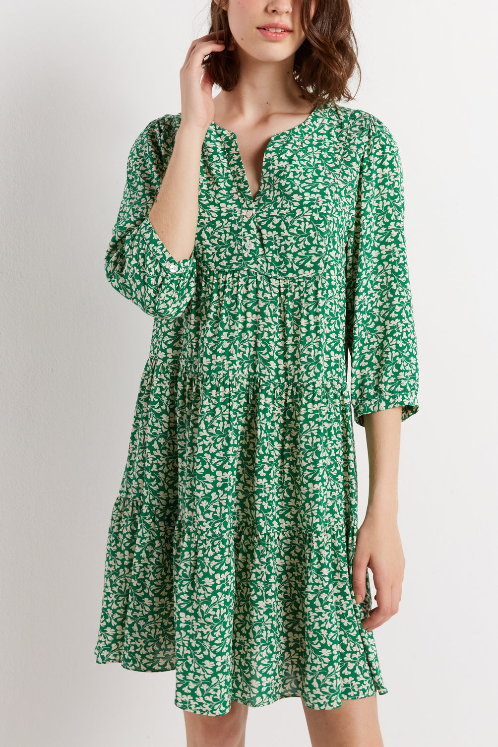 Robe fleurie à étages - JACOB Faume - seconde main