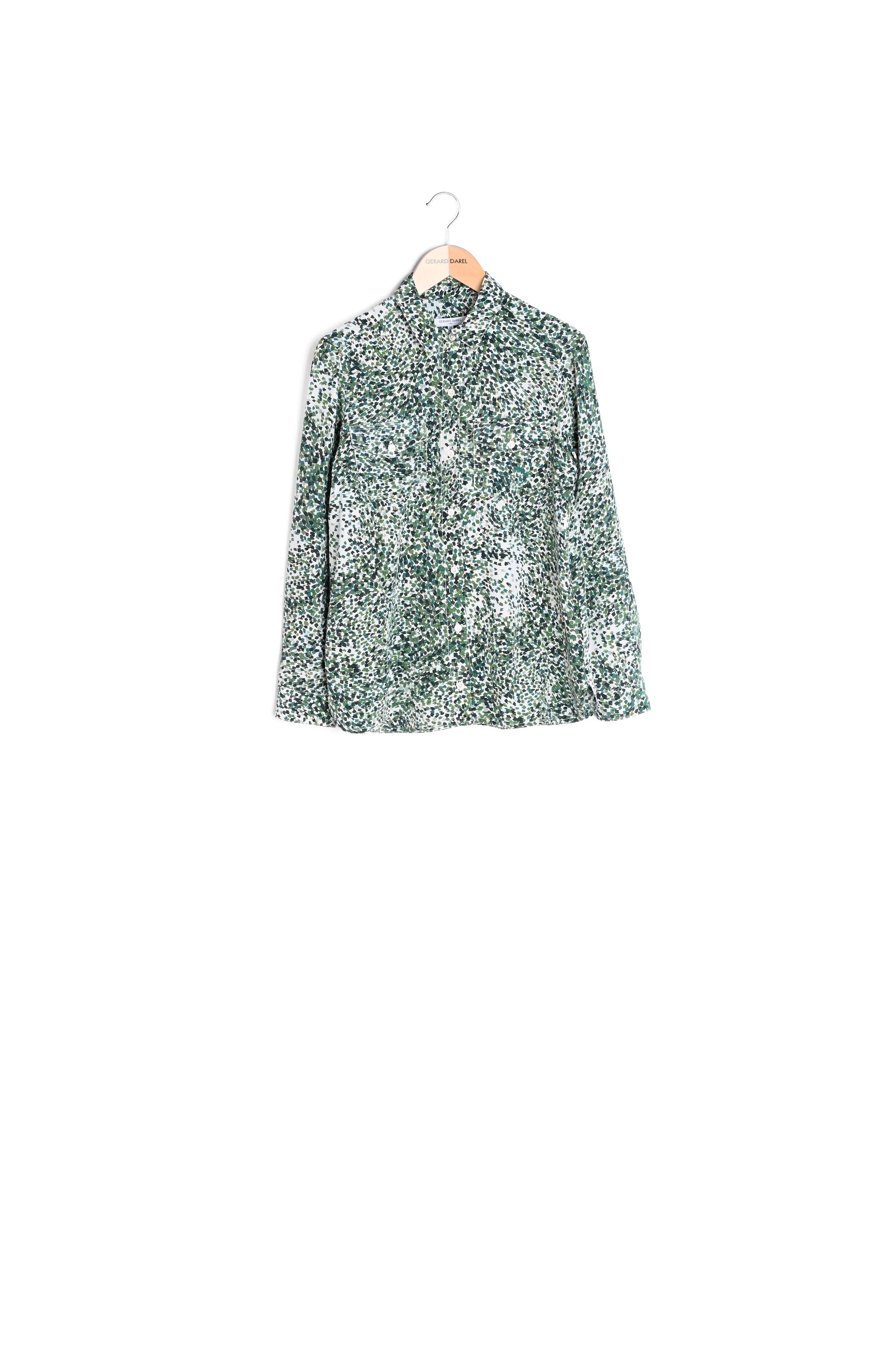 Chemise légère en soie imprimée - CASSIE Faume - seconde main