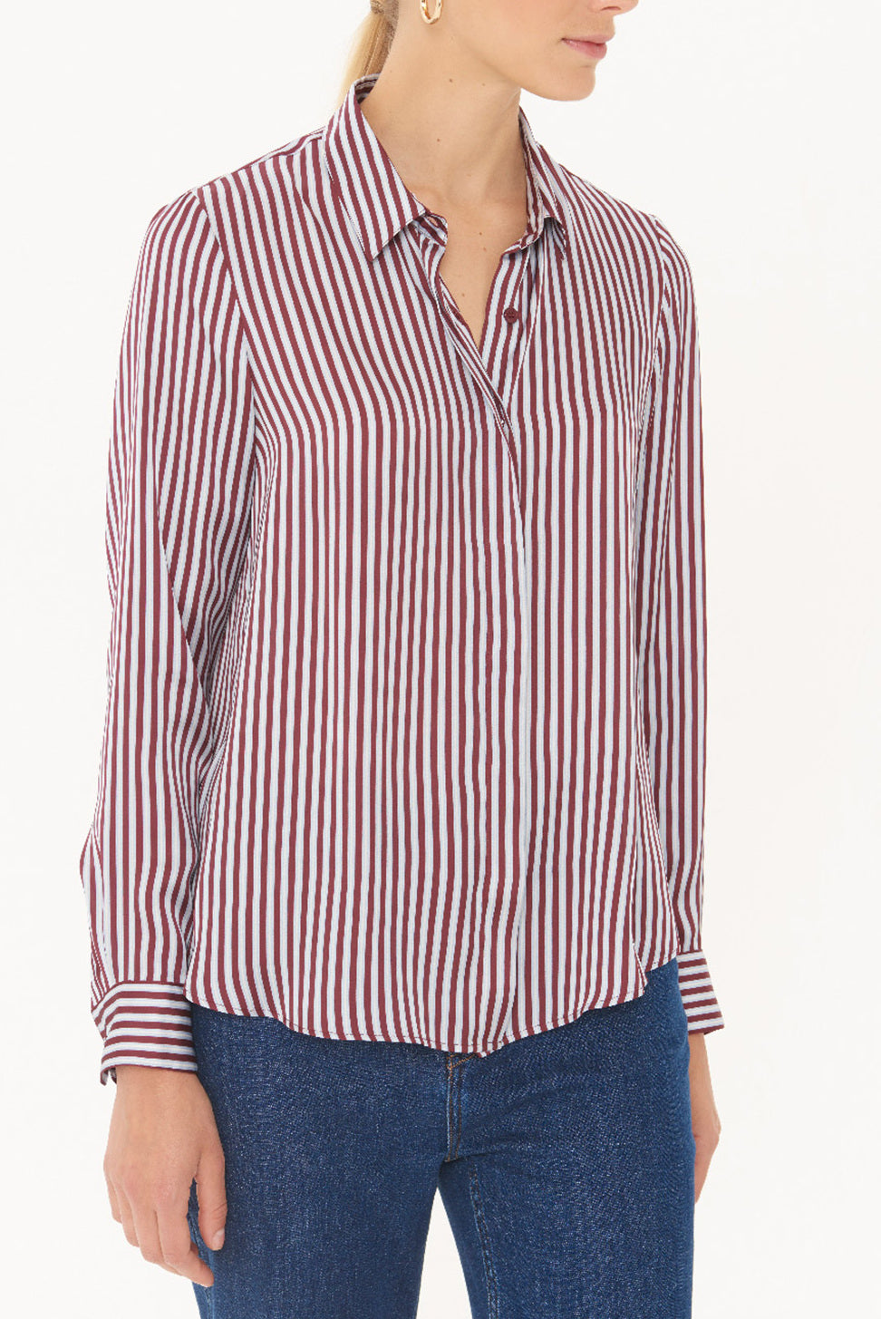 MONROE - Chemise fluide à rayures Faume - seconde main
