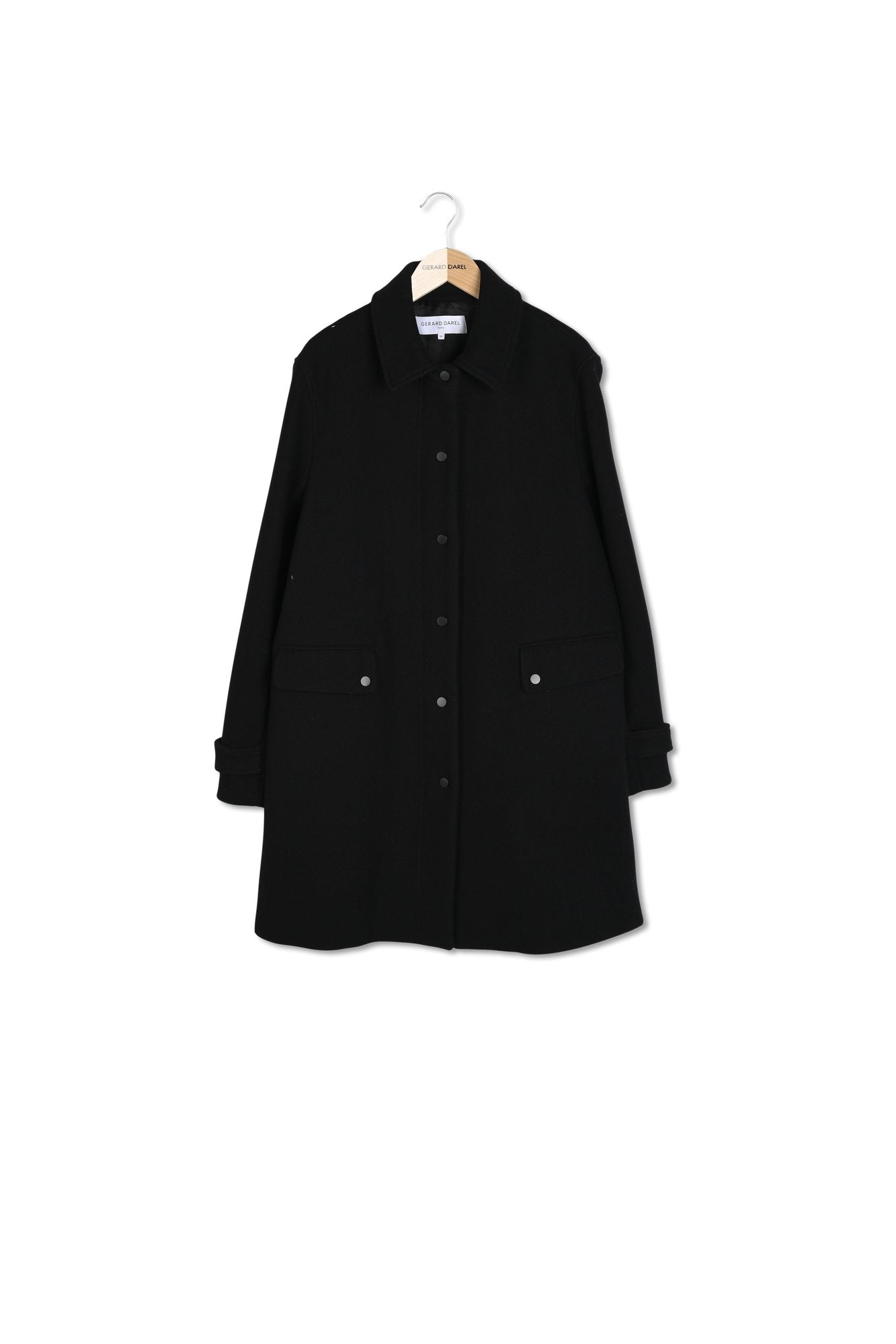 Manteau droit en laine vierge - SHANONE Faume - seconde main