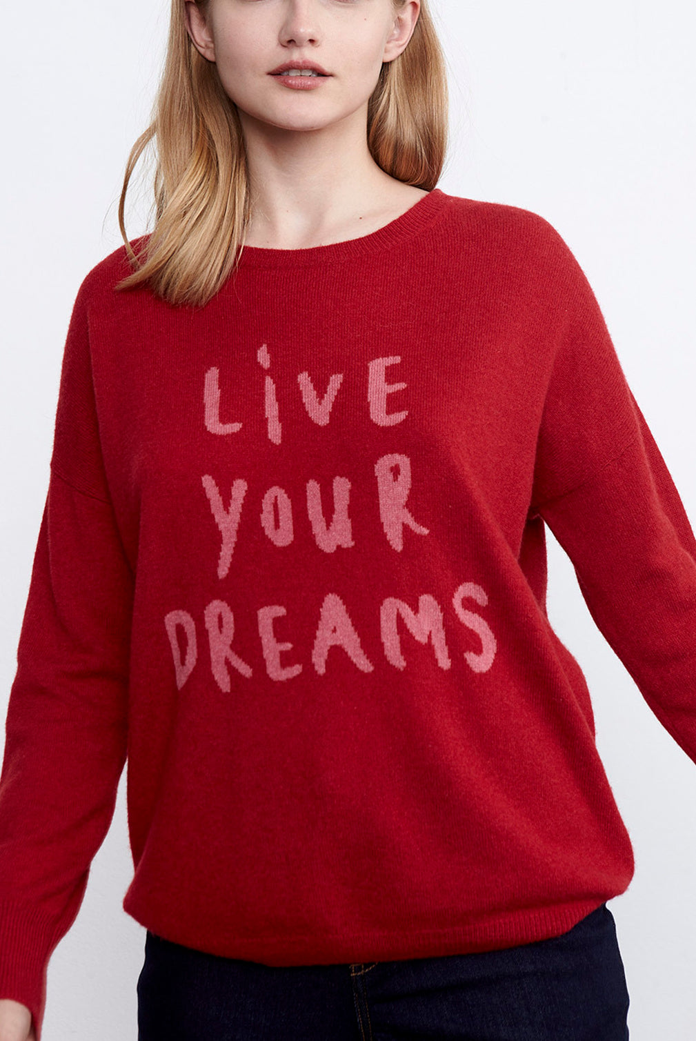 SIDNEY - Pull cachemire avec inscription Faume - seconde main