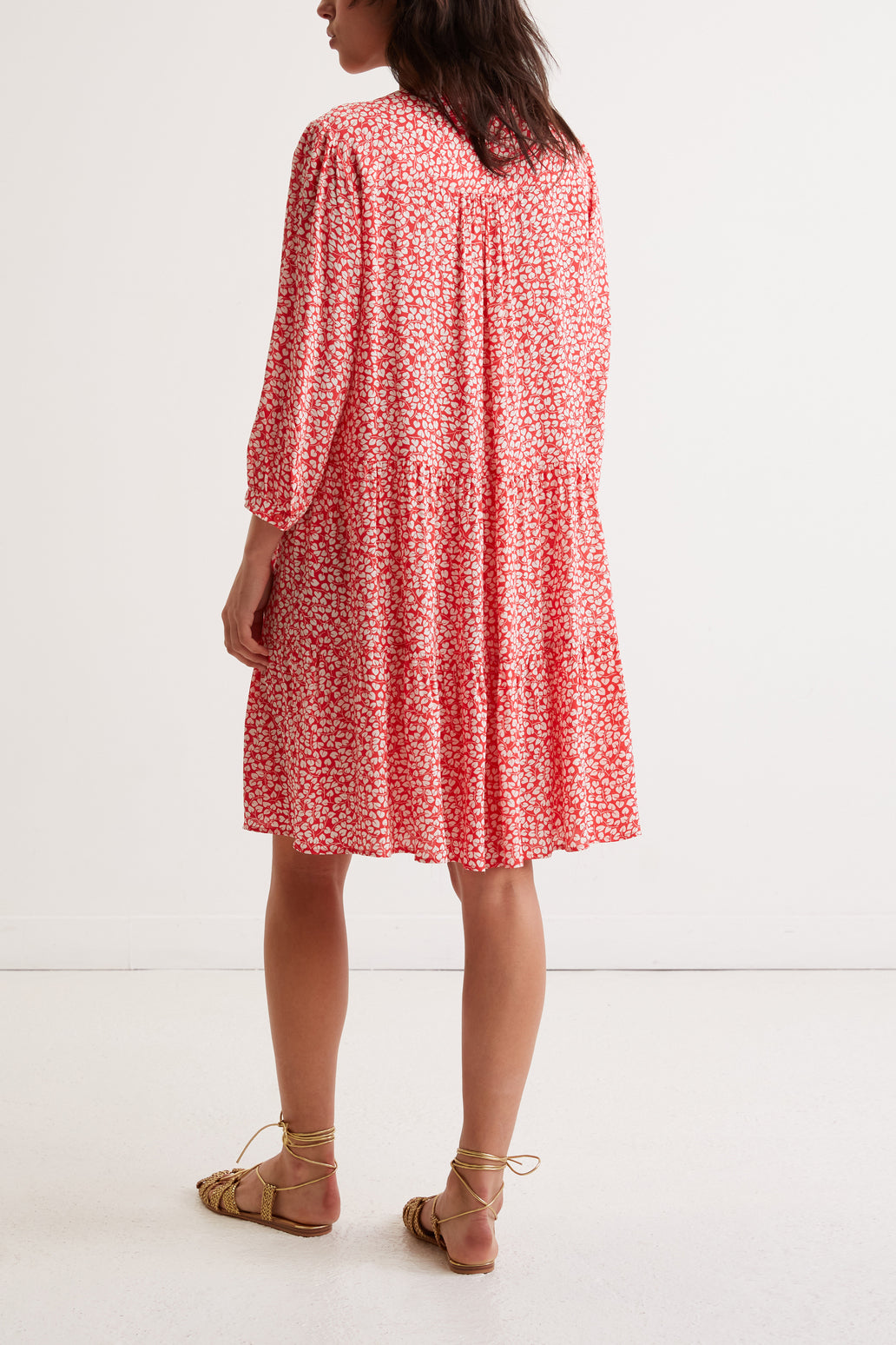 Robe courte à fleurs - JUDITH Faume - seconde main
