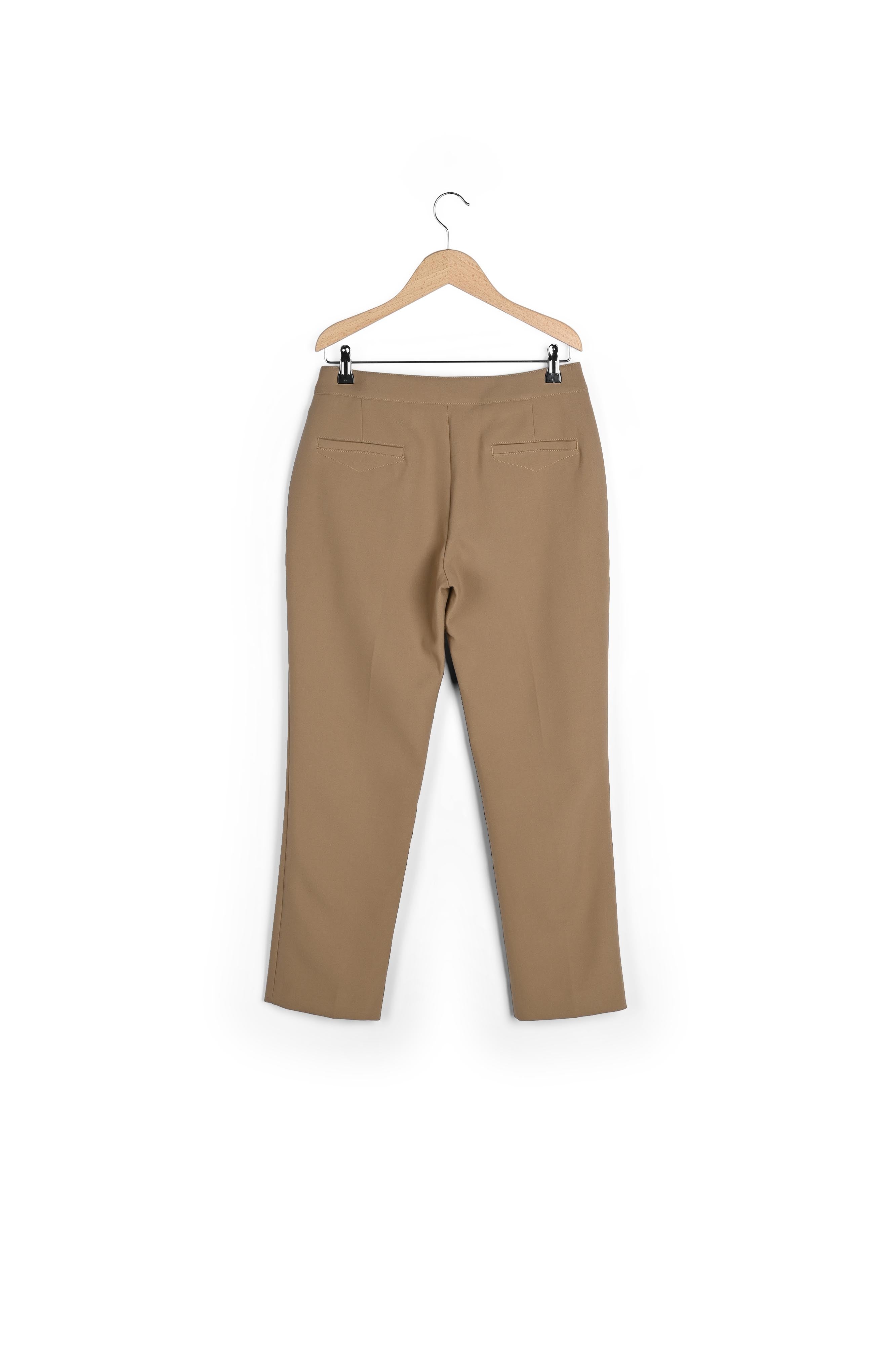 LYSON - Pantalon droit 7/8 en coton épais Faume - seconde main