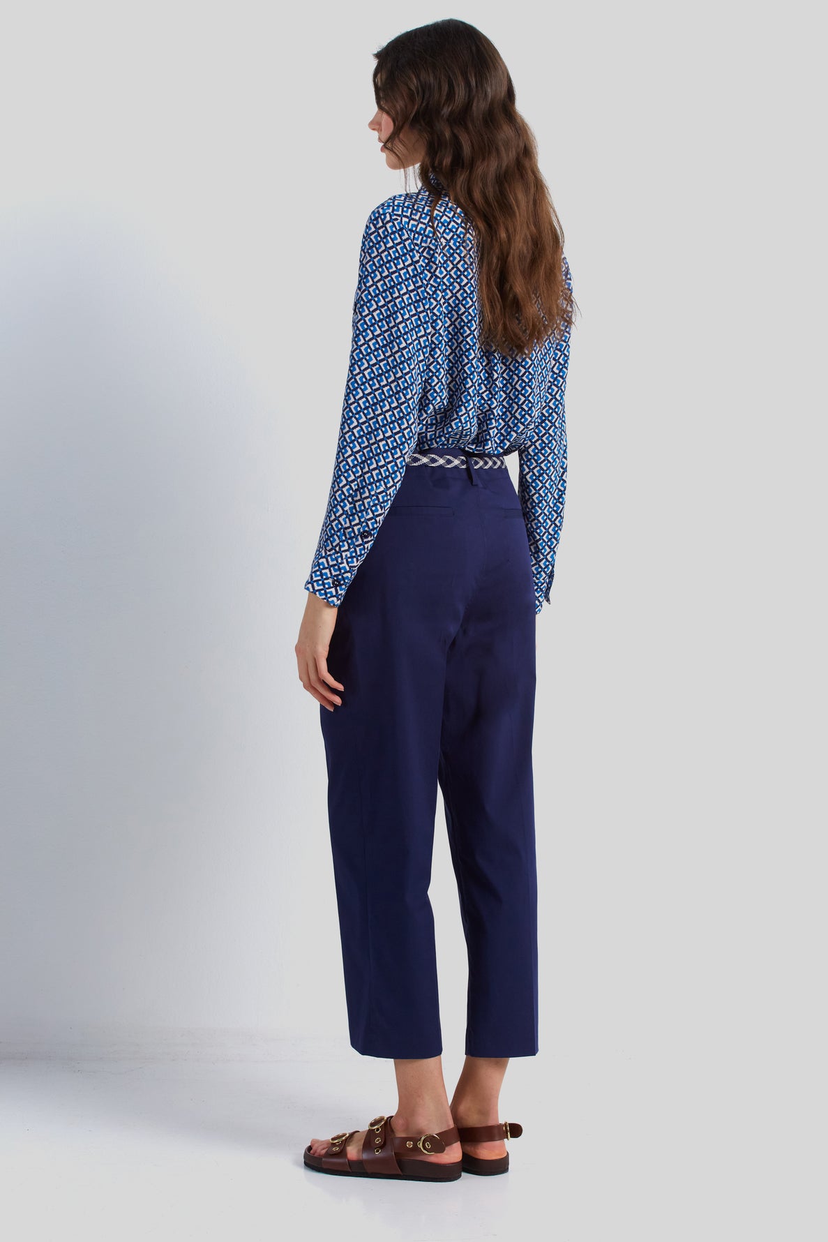 Pantalon avec ceinture fantaisie - EREN Faume - seconde main