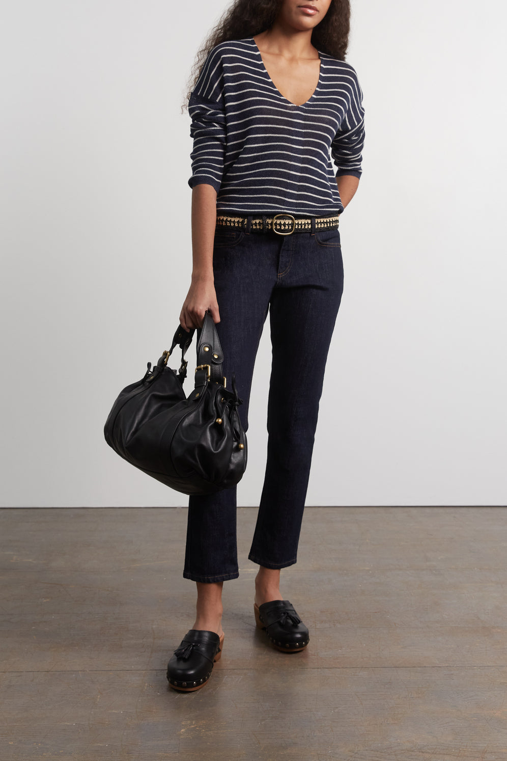 ESME - Jean slim 7/8 en coton Stretch Faume - seconde main