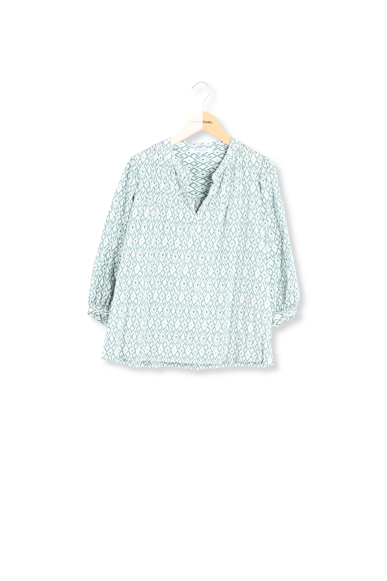 Blouse en voile de coton imprimé - CLOTHILDE Faume - seconde main