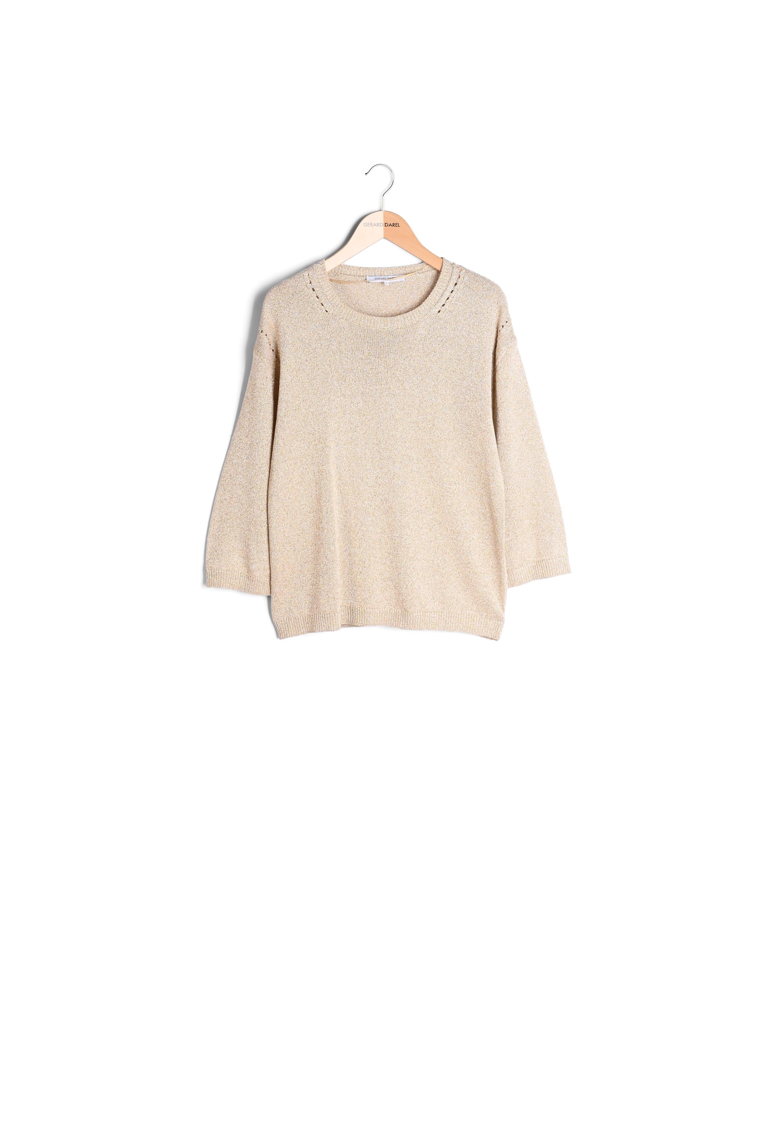 Pull col rond en lurex - LEONIE Faume - seconde main