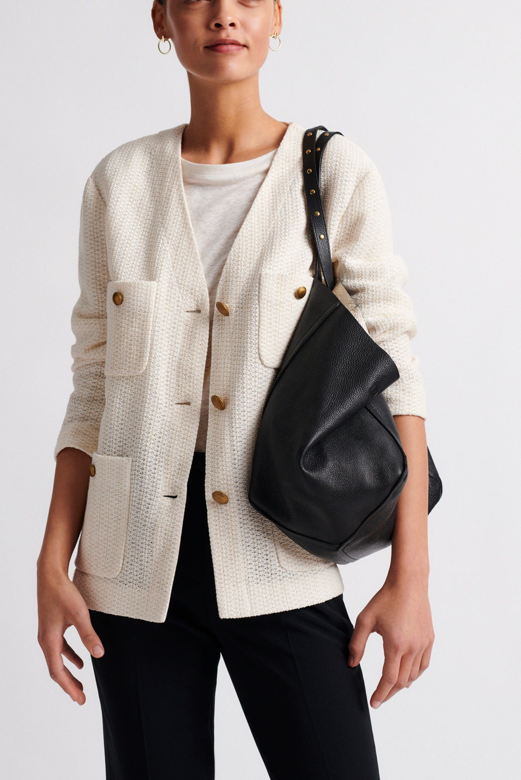 ALTEA - Veste en coton façon tweed Faume - seconde main