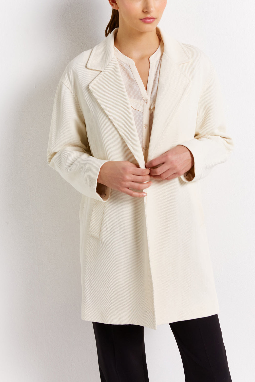 Manteau en coton et lin - SCARLET Faume - seconde main