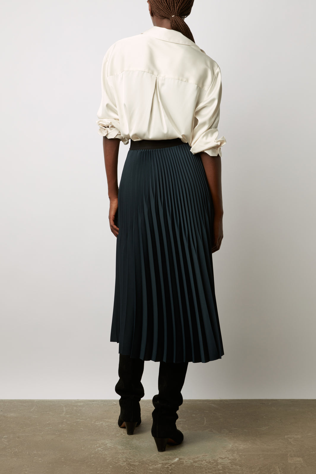 Chemise fluide satinée - CINDY Faume - seconde main