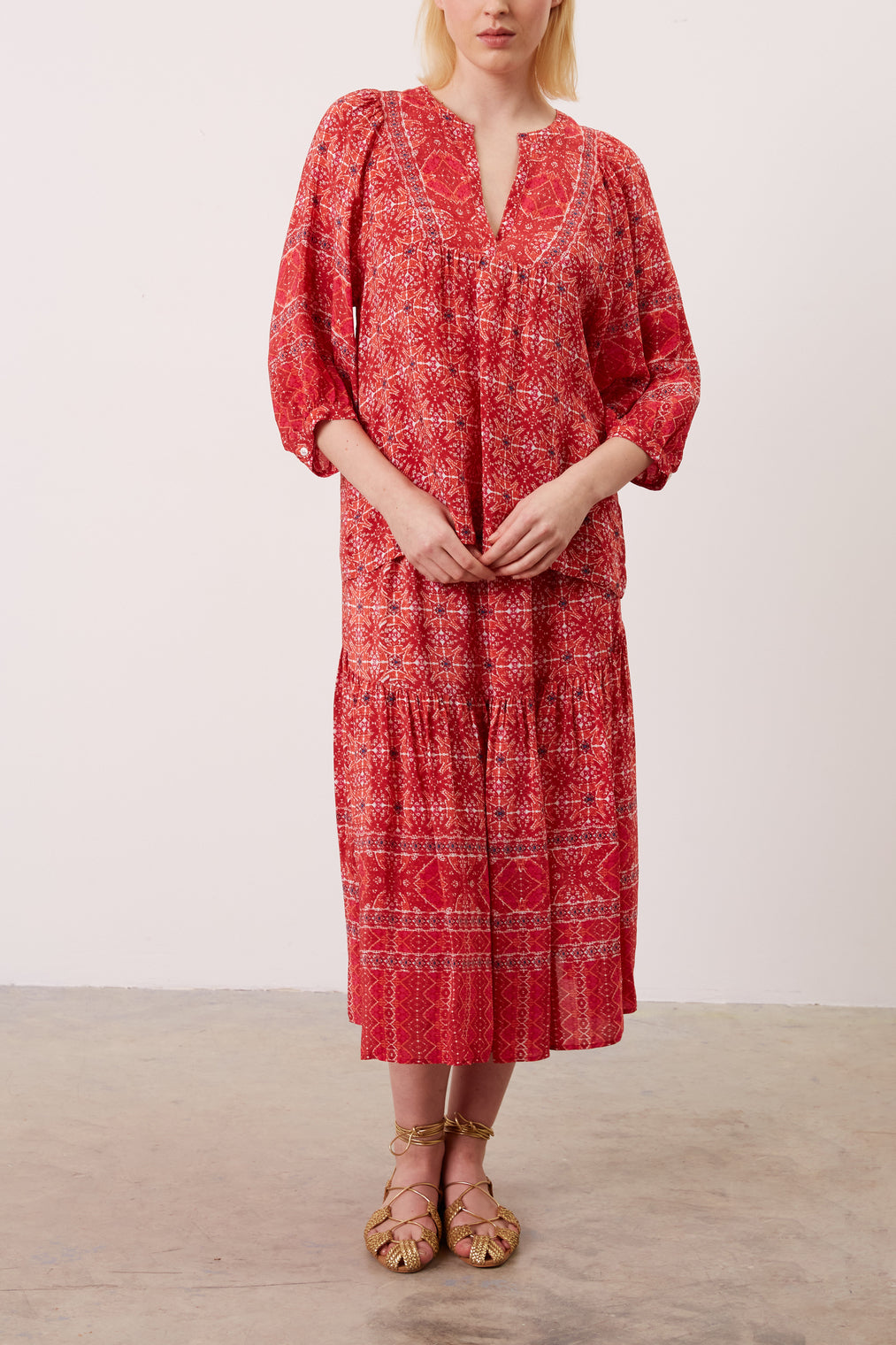 Blouse ethnique - COLETTE Faume - seconde main