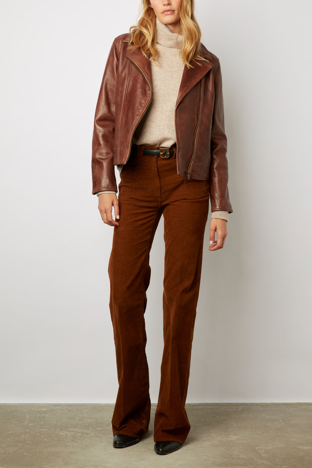 Veste en cuir - NATSUNI Faume - seconde main