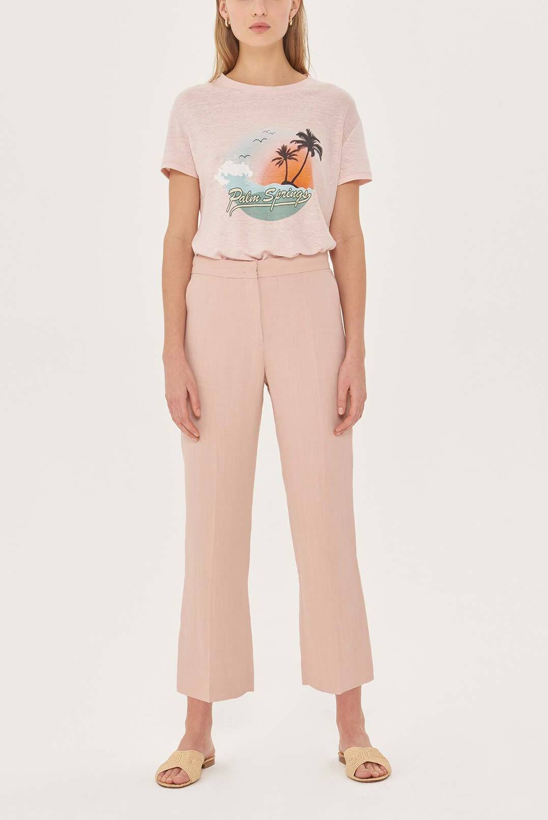 NIAME - Pantalon classique à la coupe droite. Faume - seconde main
