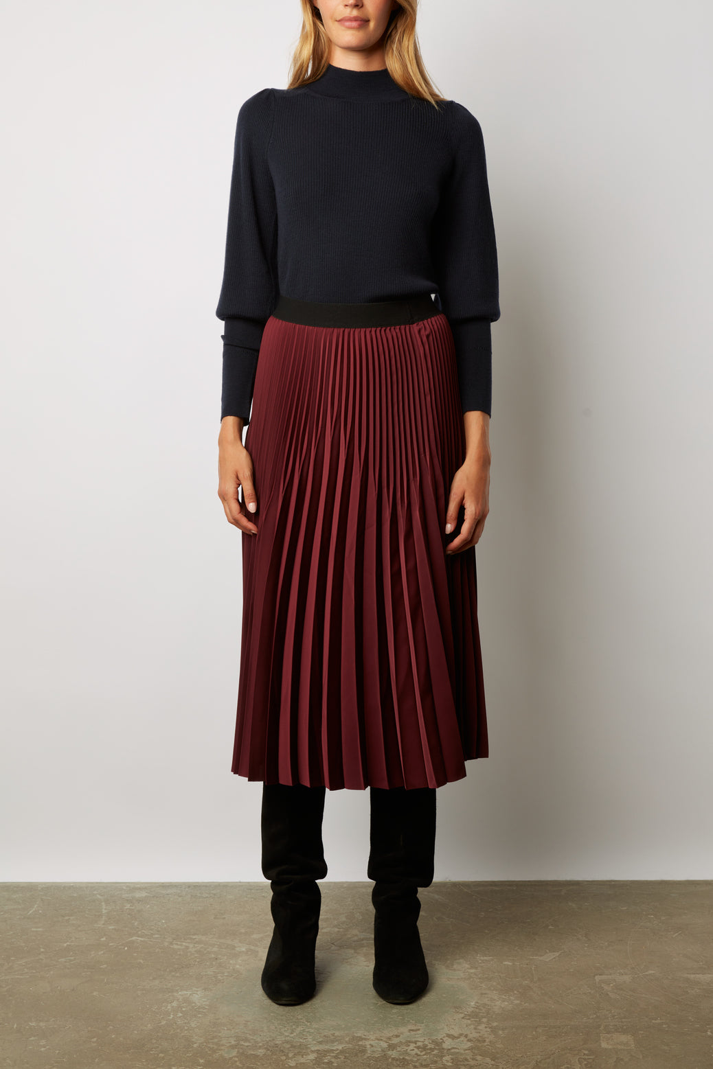 Jupe midi plissée - BAHIA Faume - seconde main